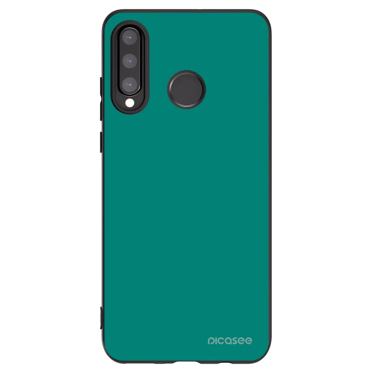 Silikonový černý obal pro Huawei P30 Lite - Emerald Mist