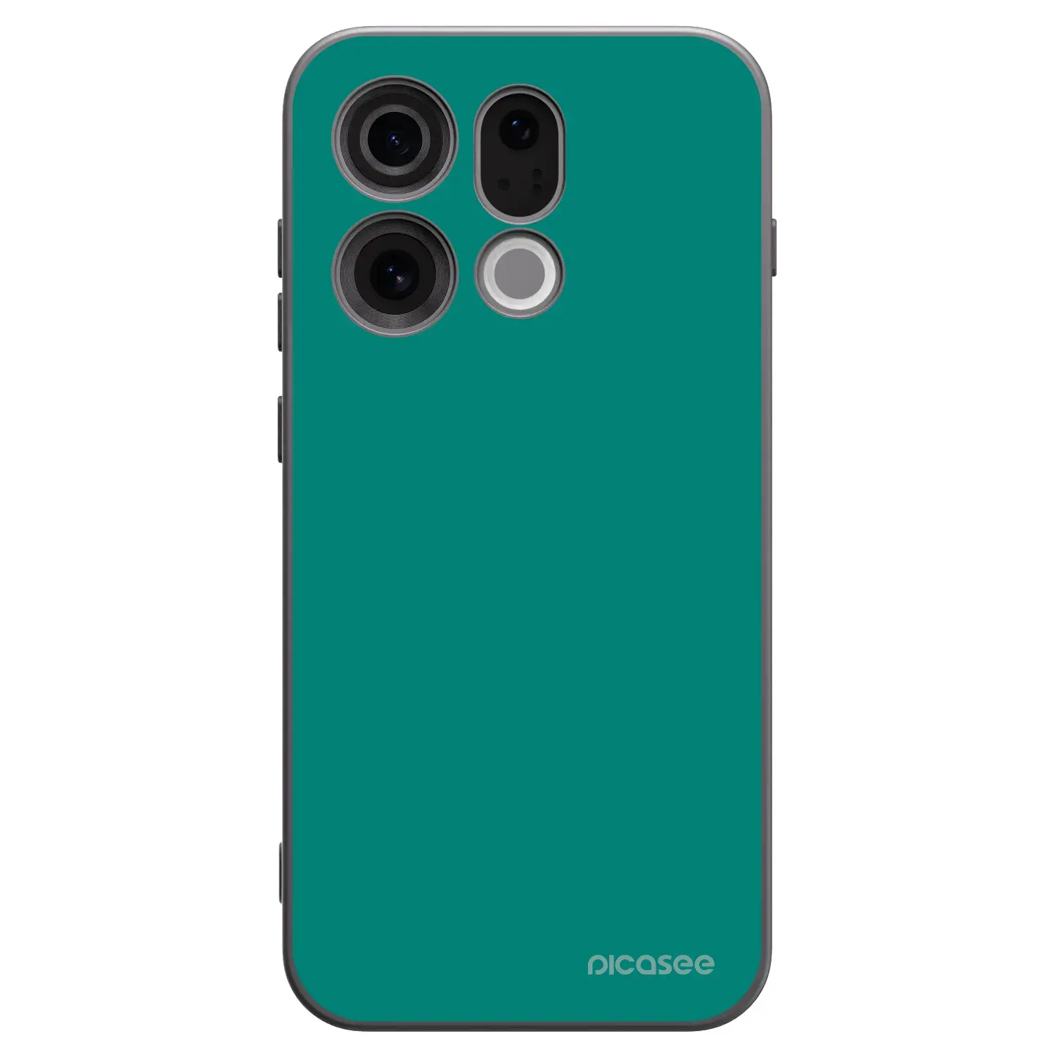 Silikonový černý obal pro OPPO Find X9 - Emerald Mist