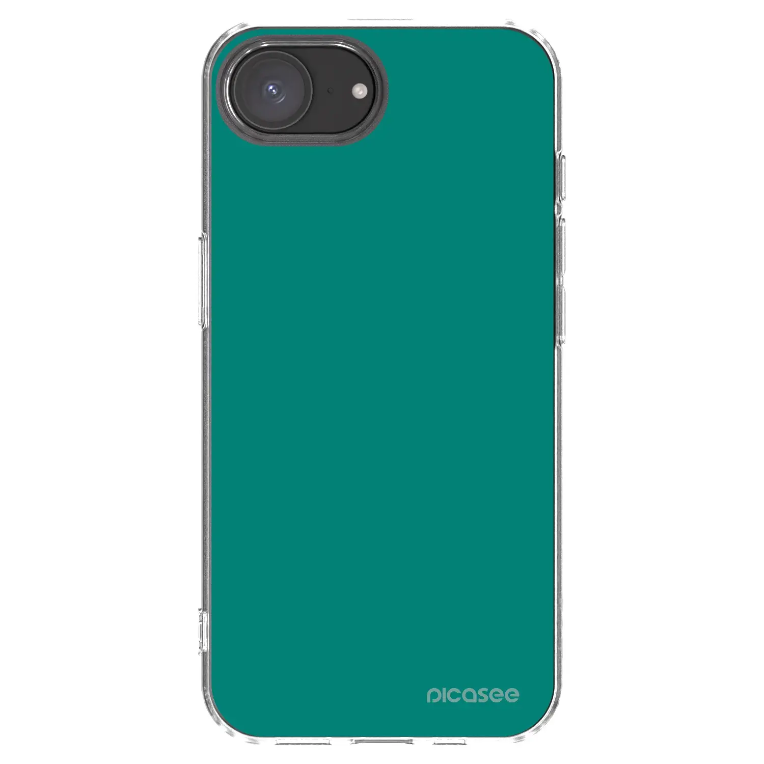 Silikonový průhledný obal pro Apple iPhone 17e - Emerald Mist