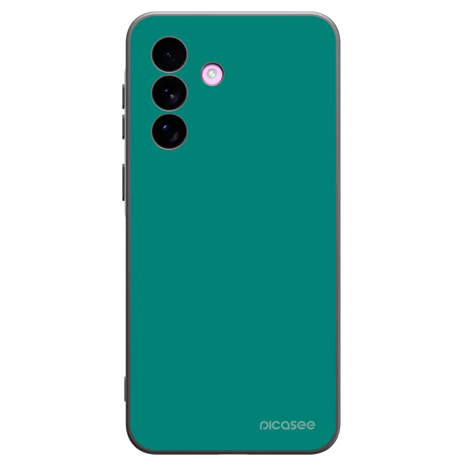 Silikonový černý obal pro Samsung Galaxy A57 5G - Emerald Mist