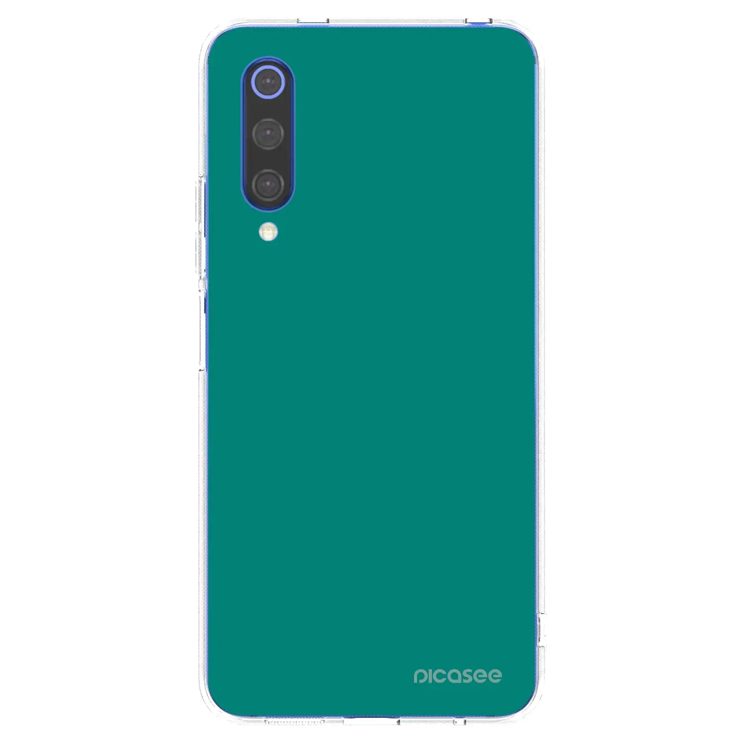 Silikonový průhledný obal pro Xiaomi Mi 9 SE - Emerald Mist