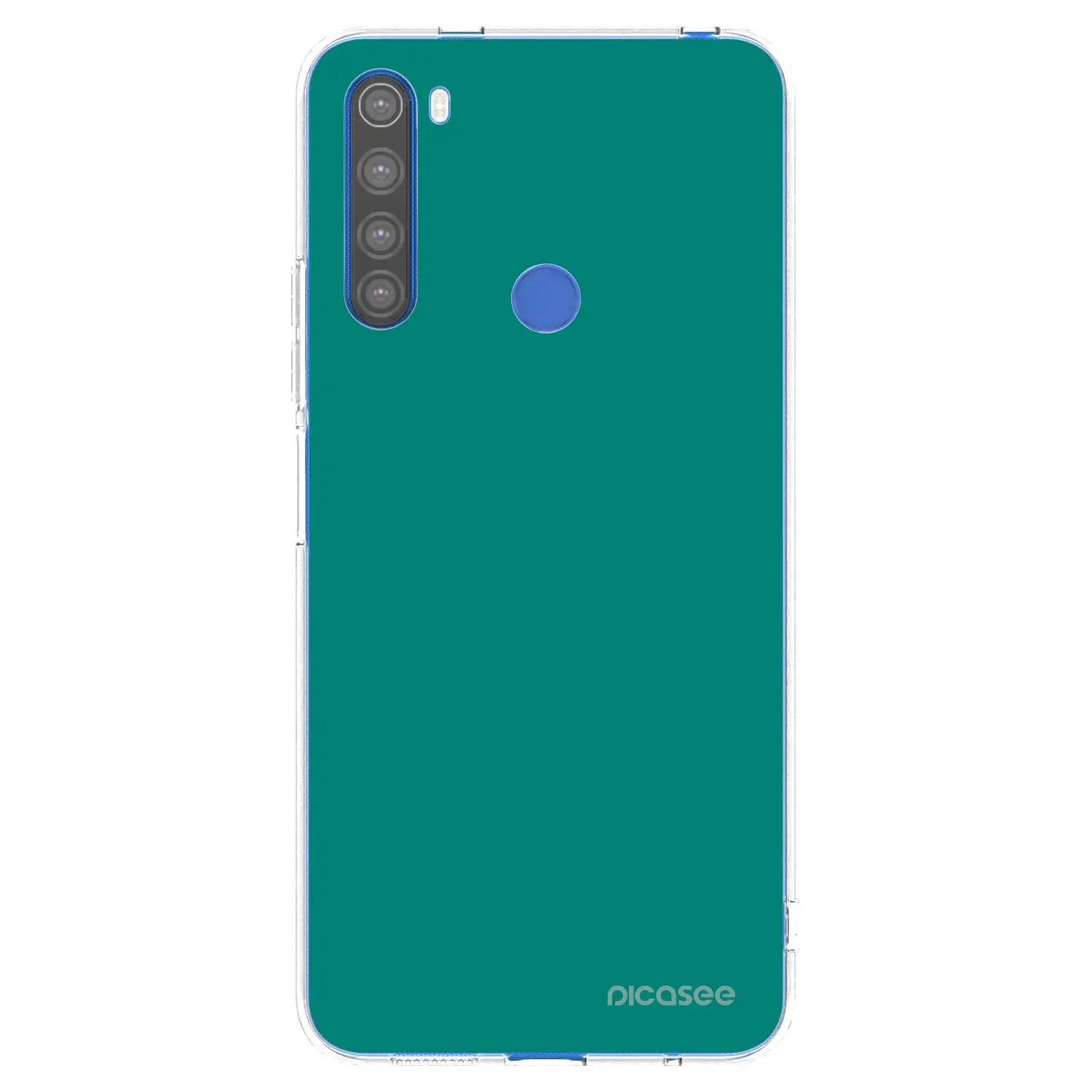 Silikonový průhledný obal pro Xiaomi Redmi Note 8T - Emerald Mist