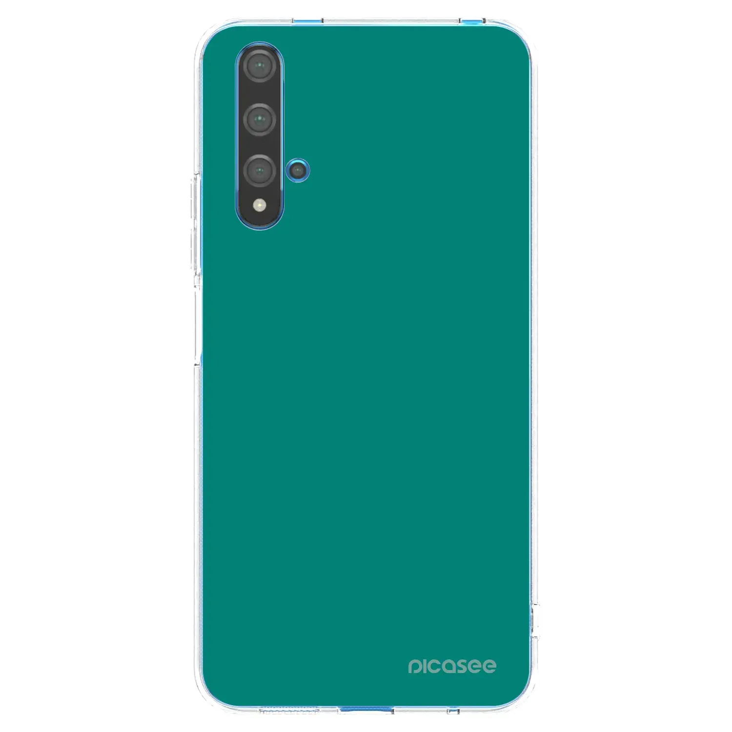 Silikonový průhledný obal pro Huawei Nova 5T - Emerald Mist