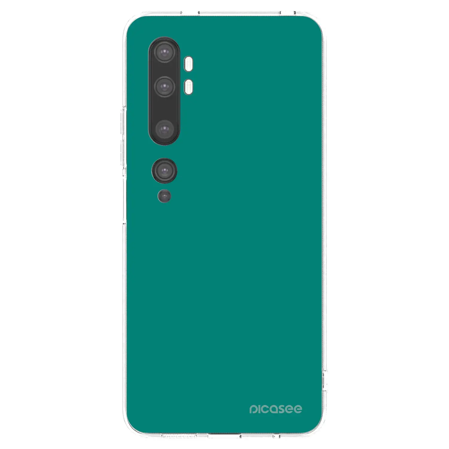 Silikonový průhledný obal pro Xiaomi Mi Note 10 (Pro) - Emerald Mist