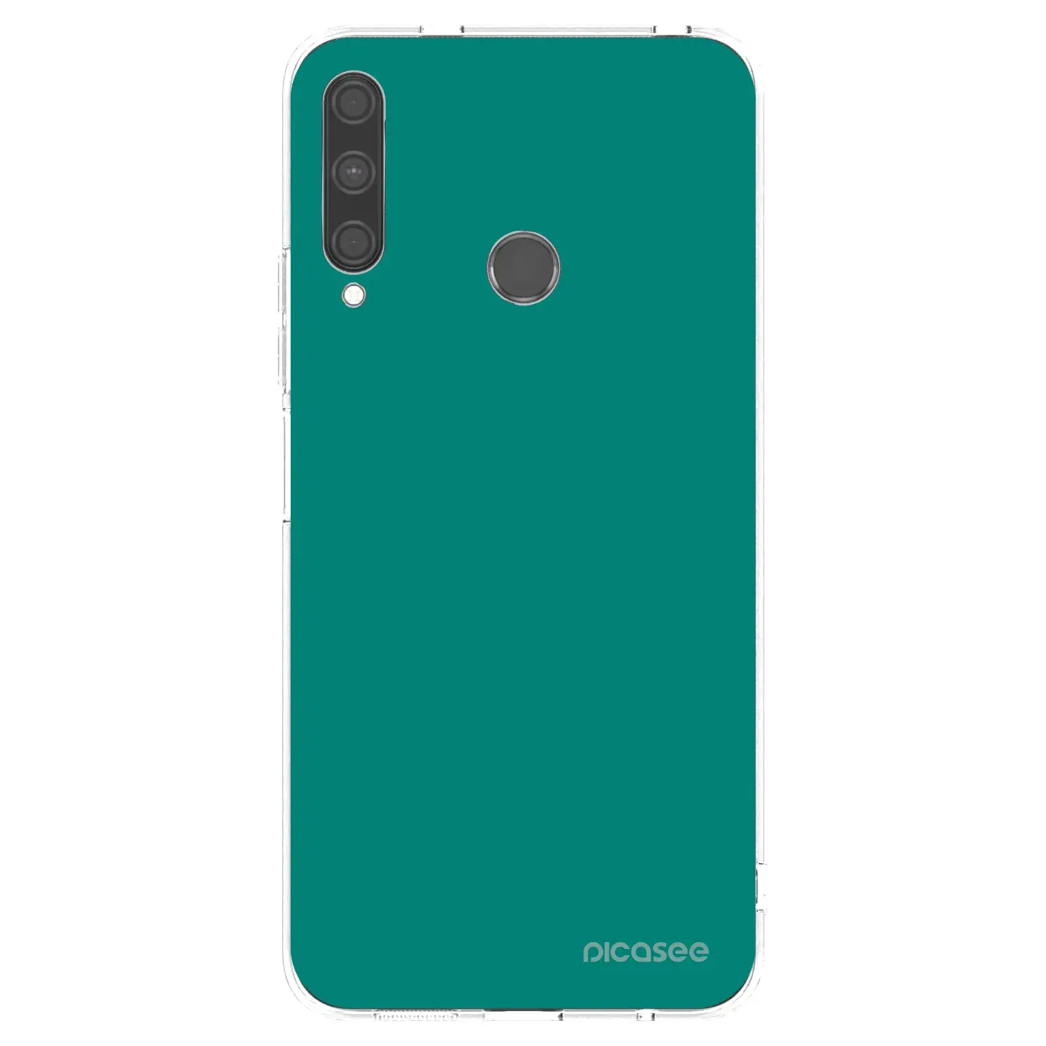 Silikonový průhledný obal pro Huawei P40 Lite E - Emerald Mist