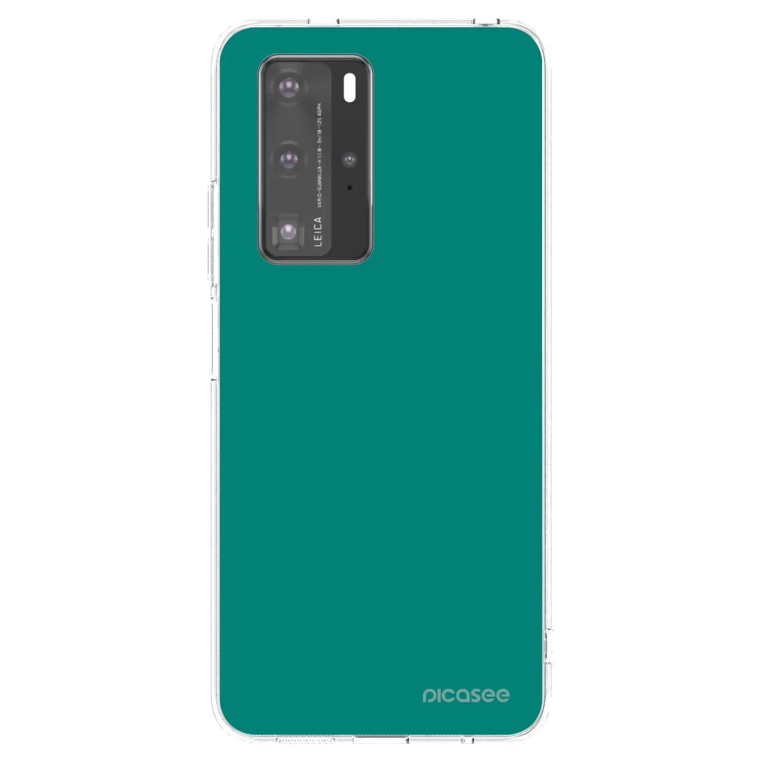 Silikonový průhledný obal pro Huawei P40 Pro - Emerald Mist
