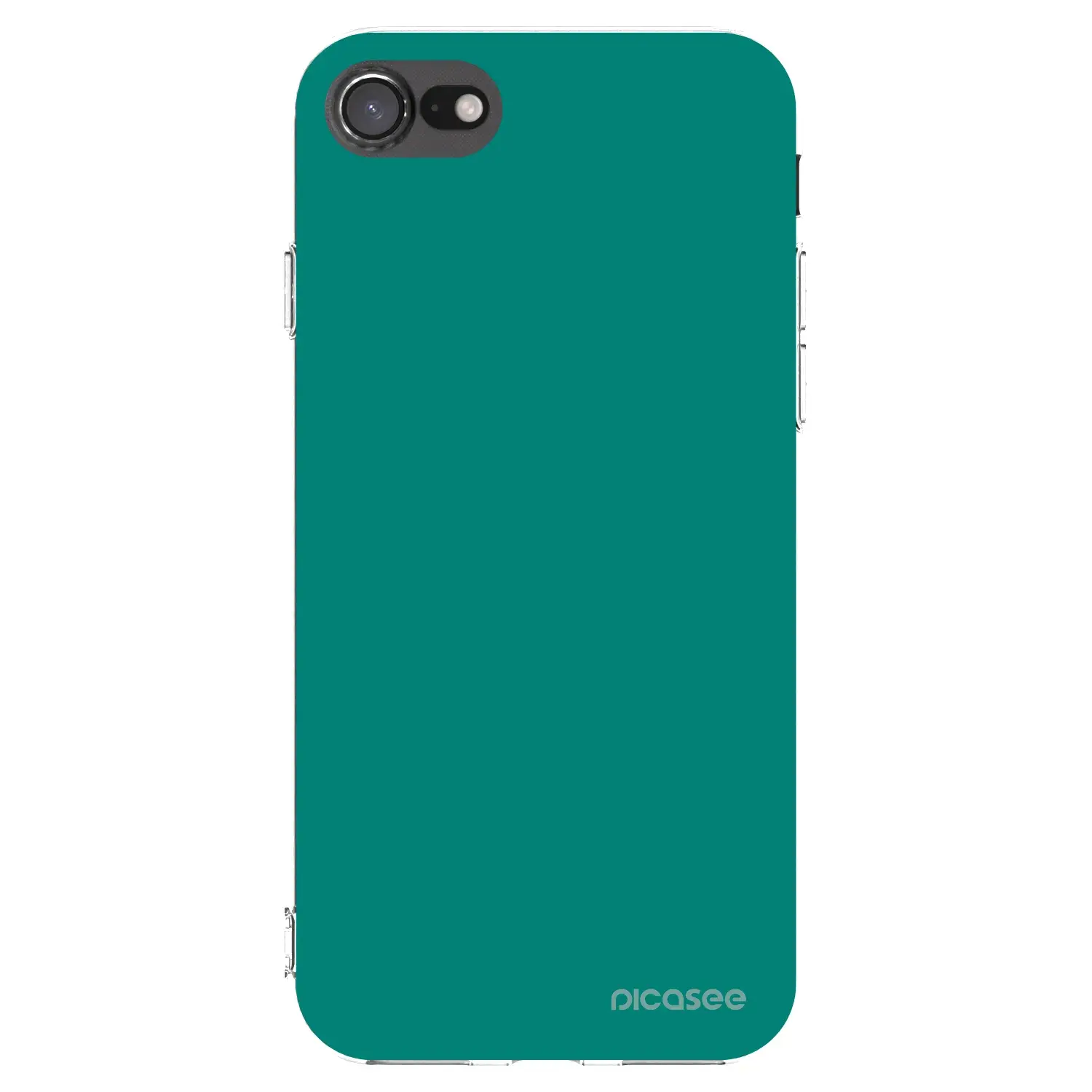 Silikonový průhledný obal pro Apple iPhone SE 2020 - Emerald Mist