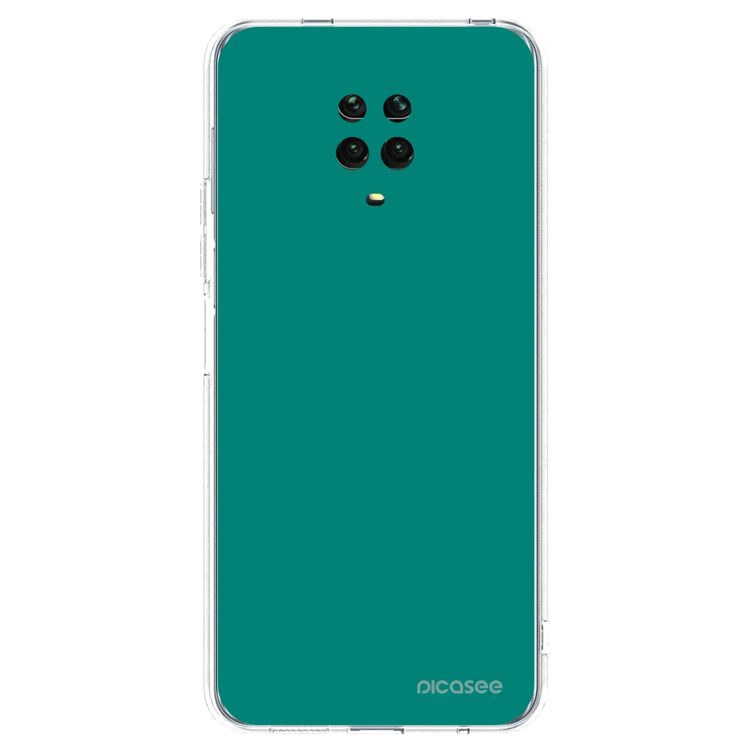 Silikonový průhledný obal pro Xiaomi Redmi Note 9 Pro - Emerald Mist