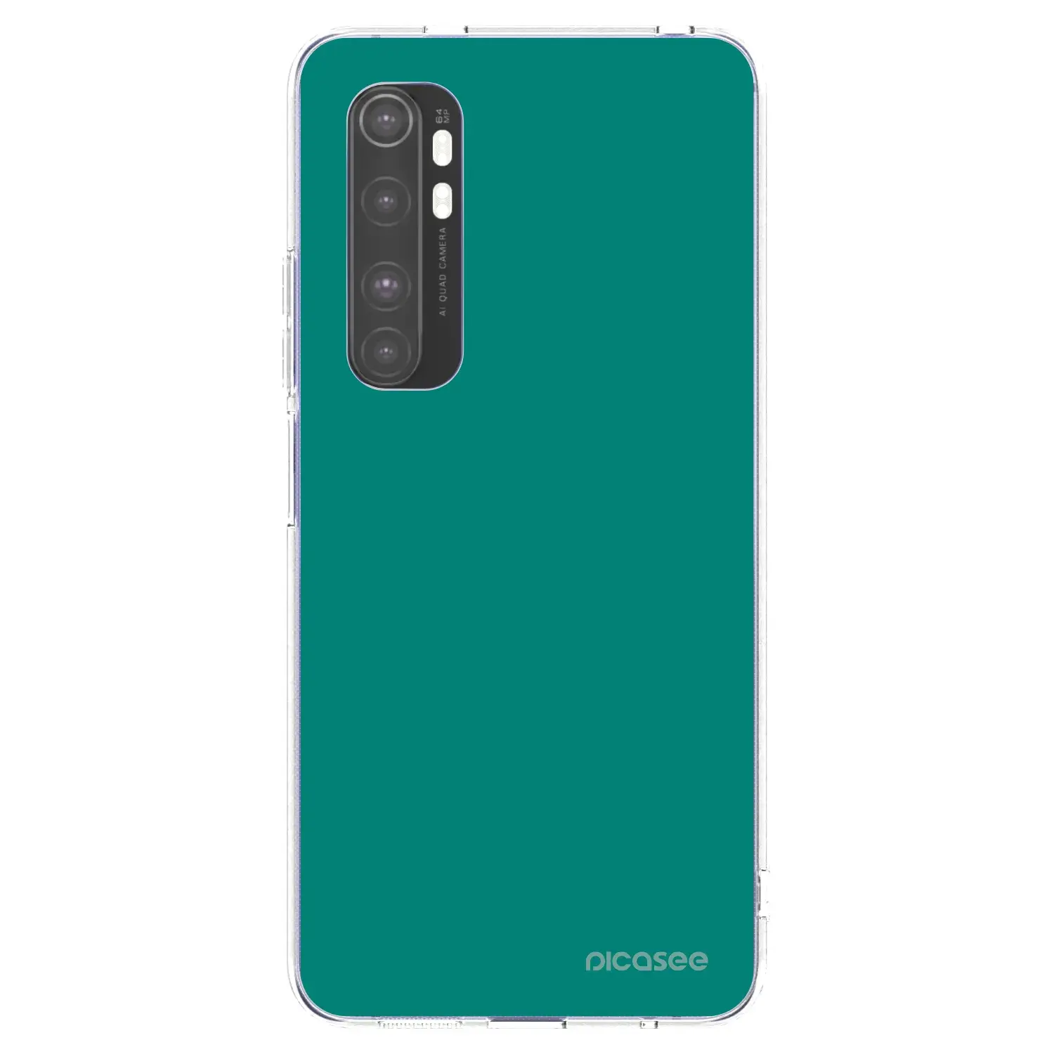 Silikonový průhledný obal pro Xiaomi Mi Note 10 Lite - Emerald Mist
