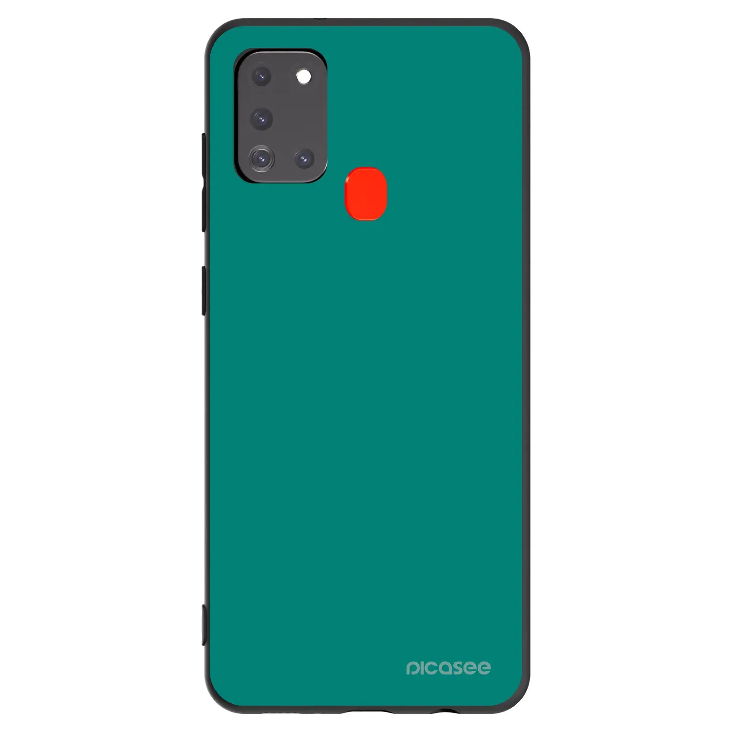 Silikonový černý obal pro Samsung Galaxy A21s - Emerald Mist