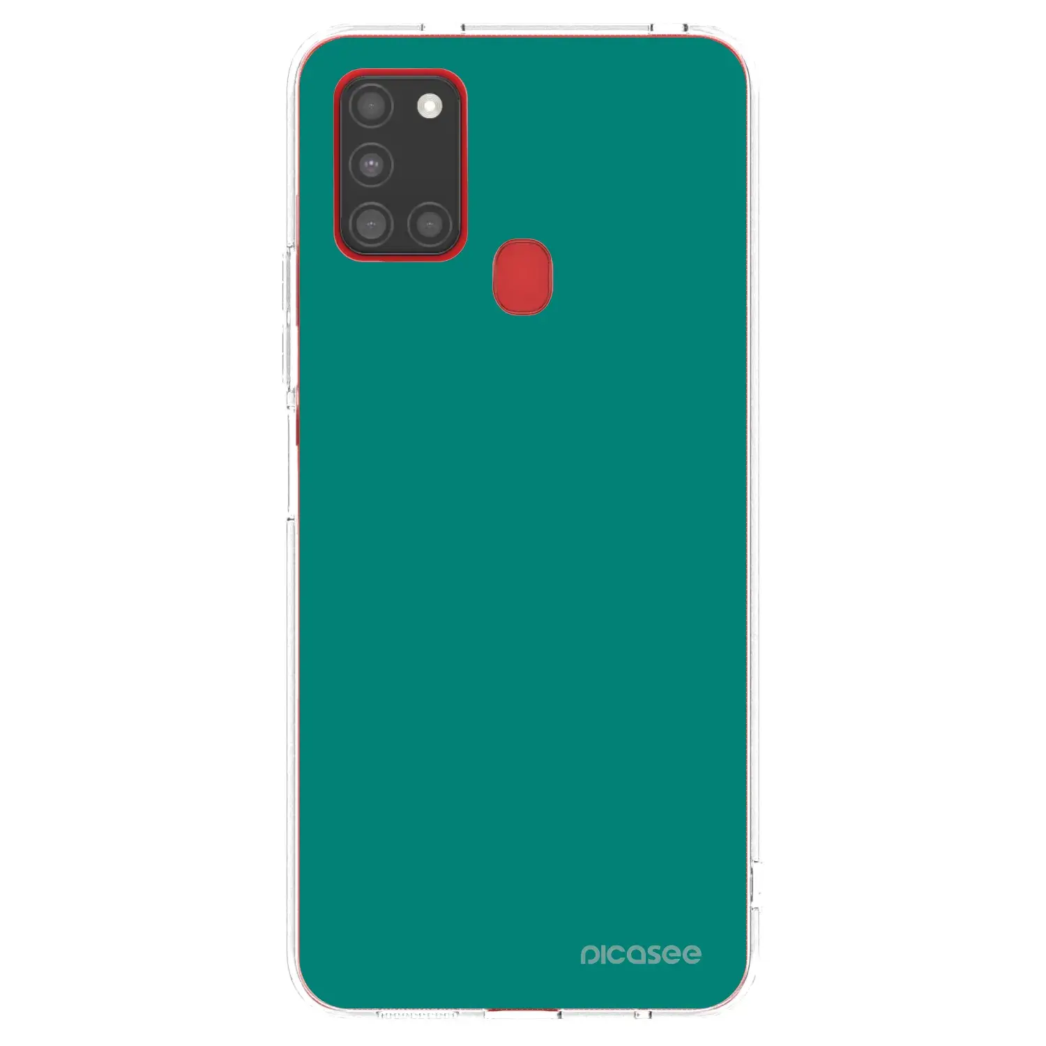 Silikonový průhledný obal pro Samsung Galaxy A21s - Emerald Mist