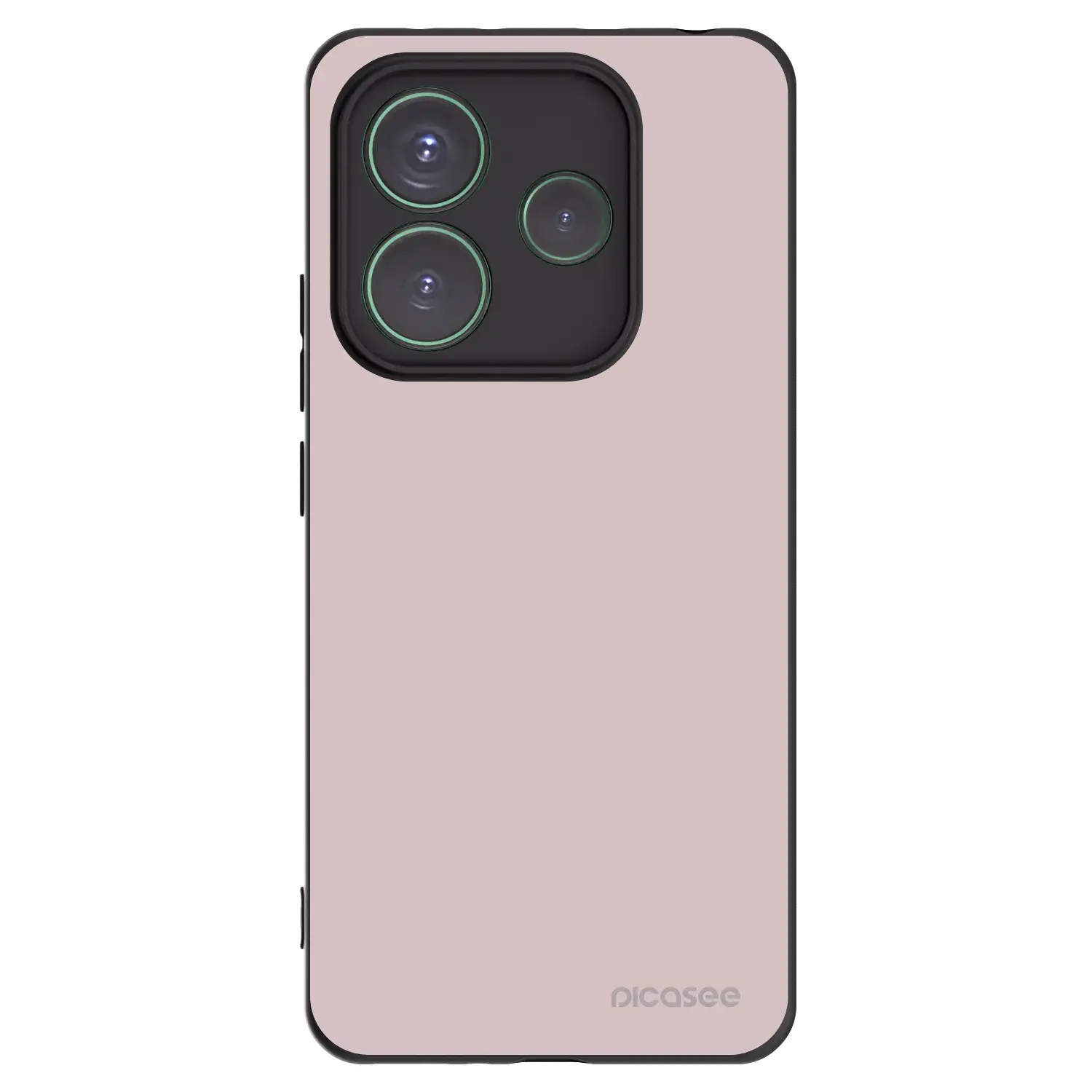 Silikonový černý obal pro Xiaomi Redmi Note 14 5G - Fantasy Fade