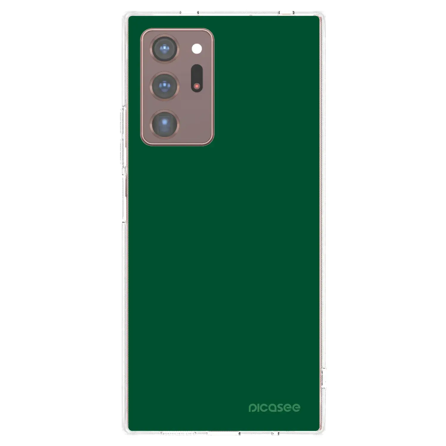 Silikonový průhledný obal pro Samsung Galaxy Note 20 Ultra - Green Gleam