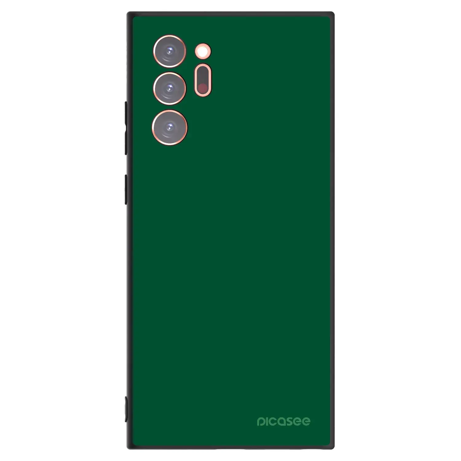 Silikonový černý obal pro Samsung Galaxy Note 20 Ultra - Green Gleam
