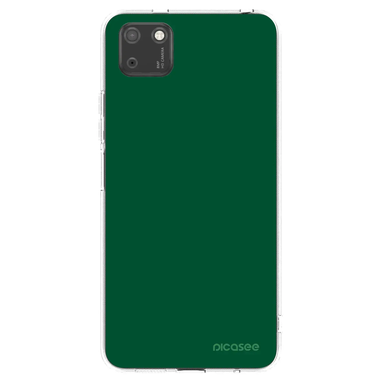 Silikonový průhledný obal pro Huawei Y5P - Green Gleam