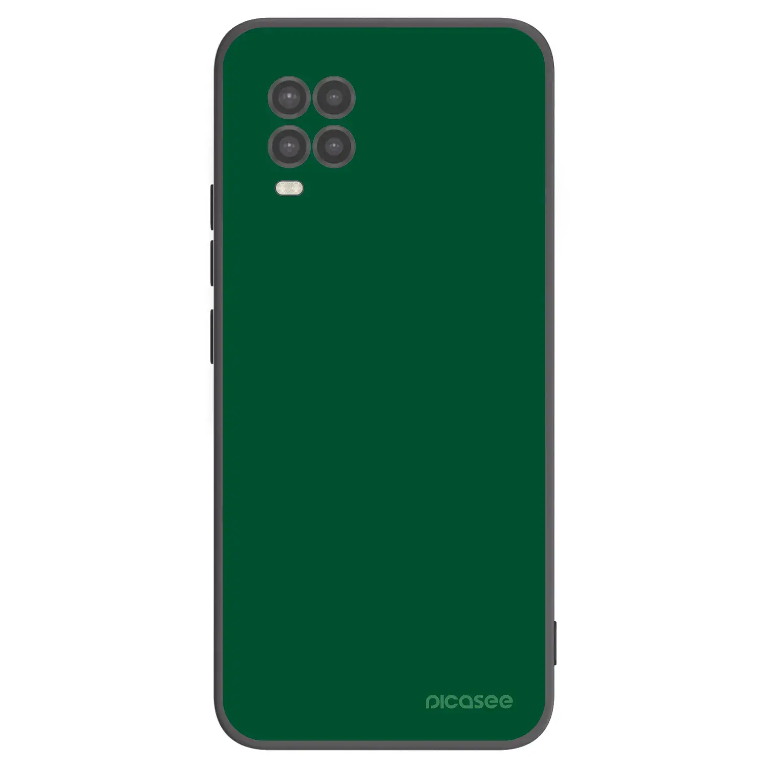 Silikonový černý obal pro Xiaomi Mi 10 Lite - Green Gleam