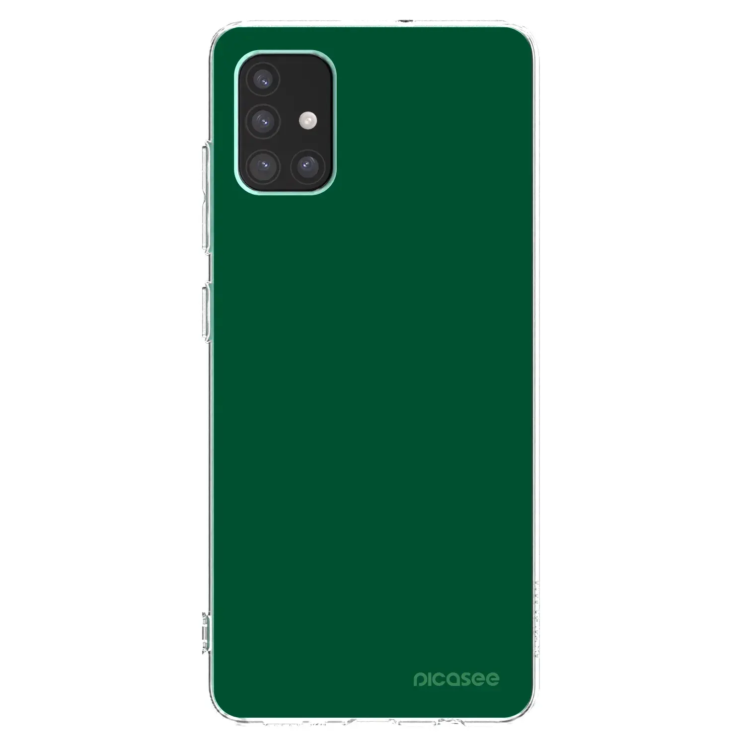 Silikonový průhledný obal pro Samsung Galaxy M51 M515F - Green Gleam