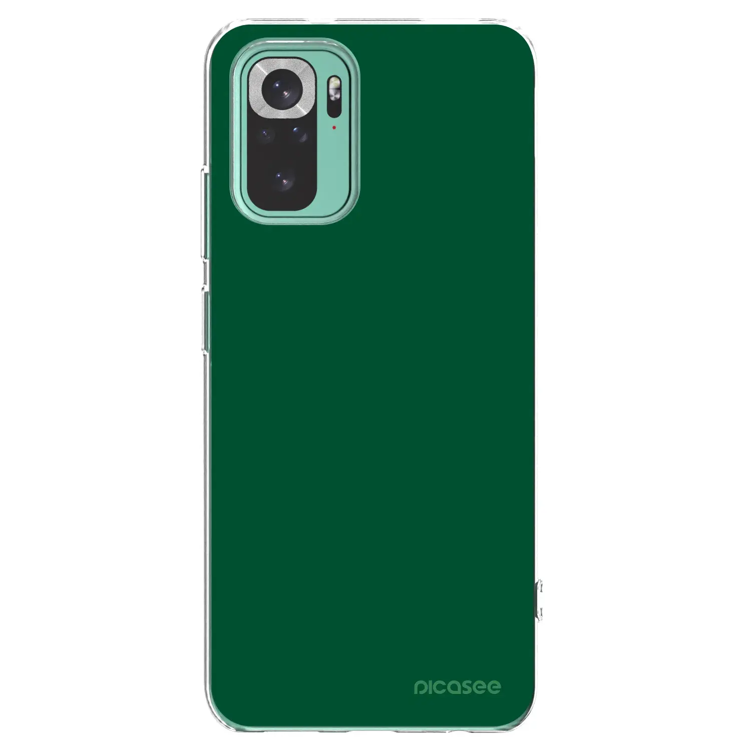 Silikonový průhledný obal pro Xiaomi Redmi Note 10 Pro - Green Gleam