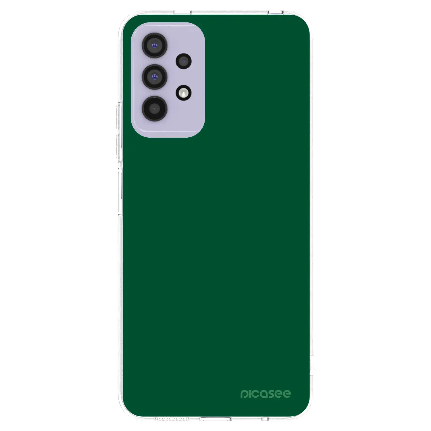 Silikonový průhledný obal pro Samsung Galaxy A32 4G SM-A325F - Green Gleam