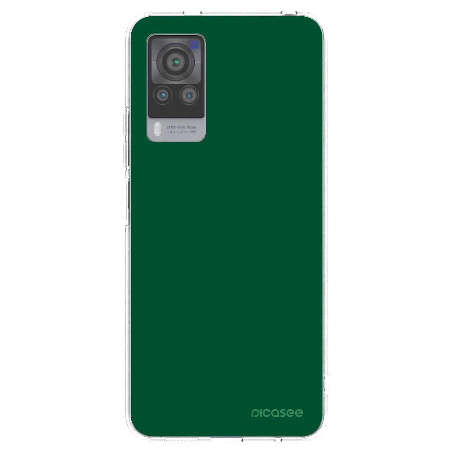 Silikonový průhledný obal pro Vivo X60 Pro 5G - Green Gleam