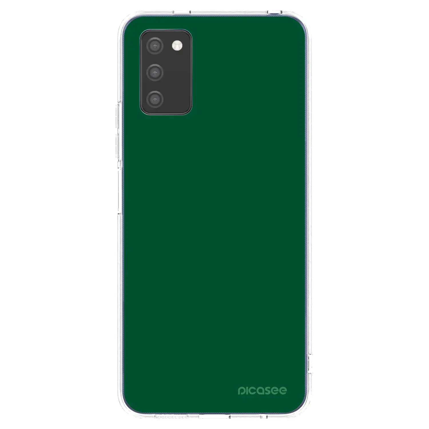 Silikonový průhledný obal pro Samsung Galaxy A03s A037G - Green Gleam