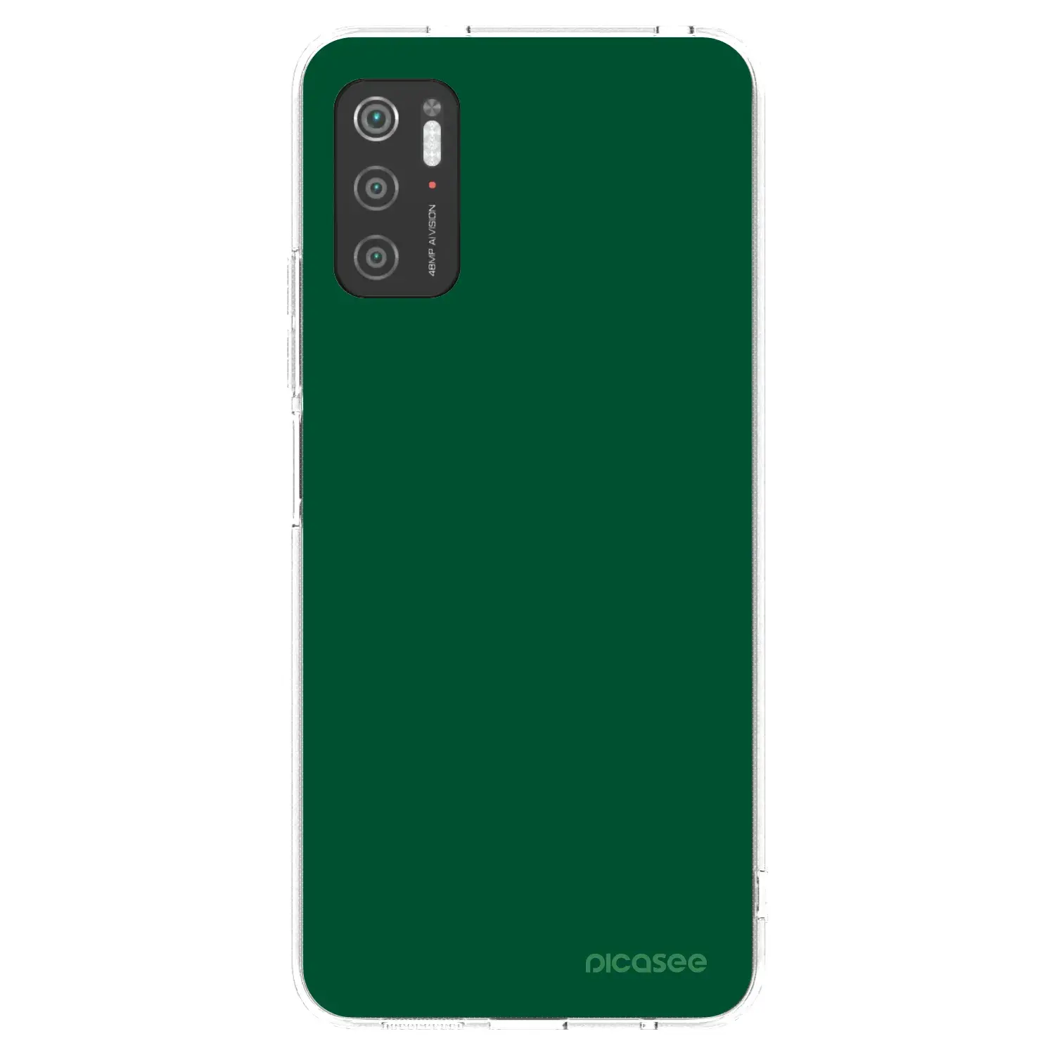 Silikonový průhledný obal pro Xiaomi Poco M3 Pro 5G - Green Gleam