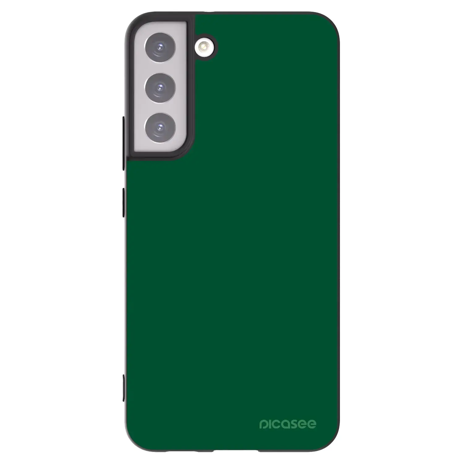 Silikonový černý obal pro Samsung Galaxy S22+ 5G - Green Gleam