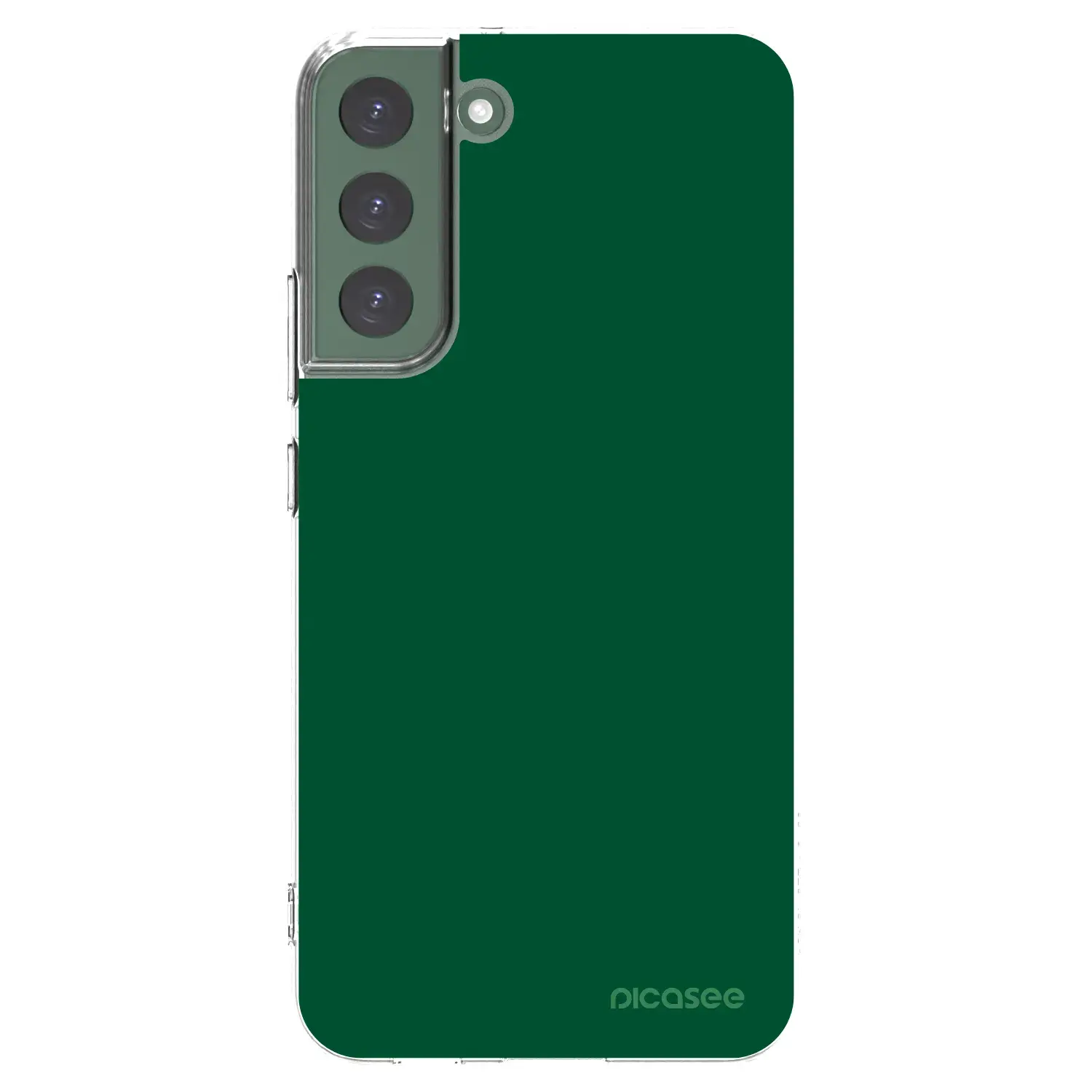 Silikonový průhledný obal pro Samsung Galaxy S22+ 5G - Green Gleam