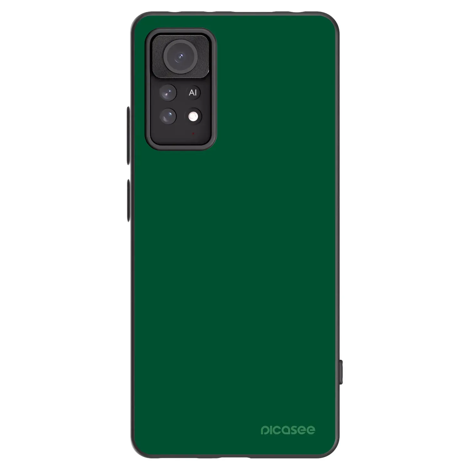 Silikonový černý obal pro Xiaomi Redmi Note 11 Pro - Green Gleam