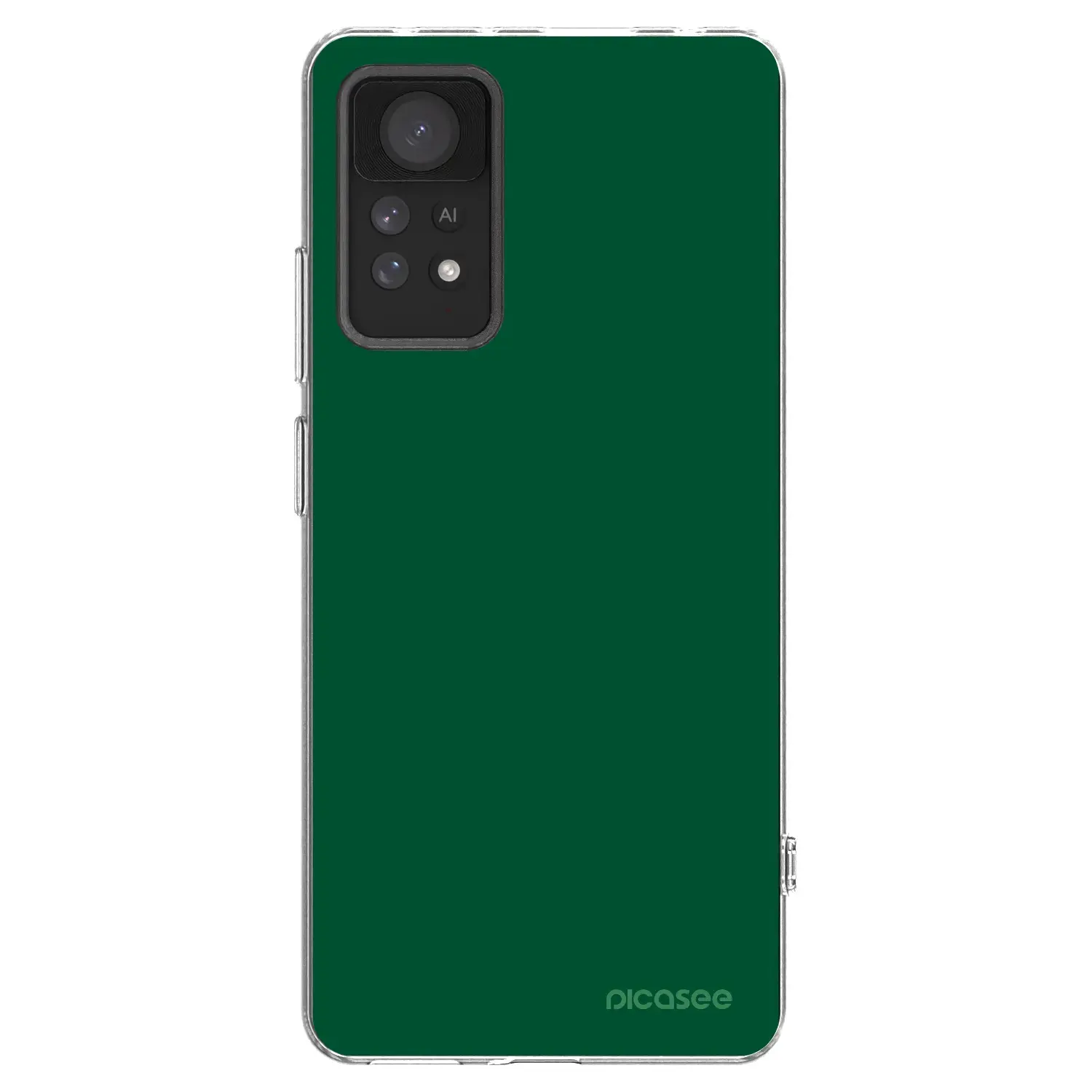 Silikonový průhledný obal pro Xiaomi Redmi Note 11 Pro - Green Gleam