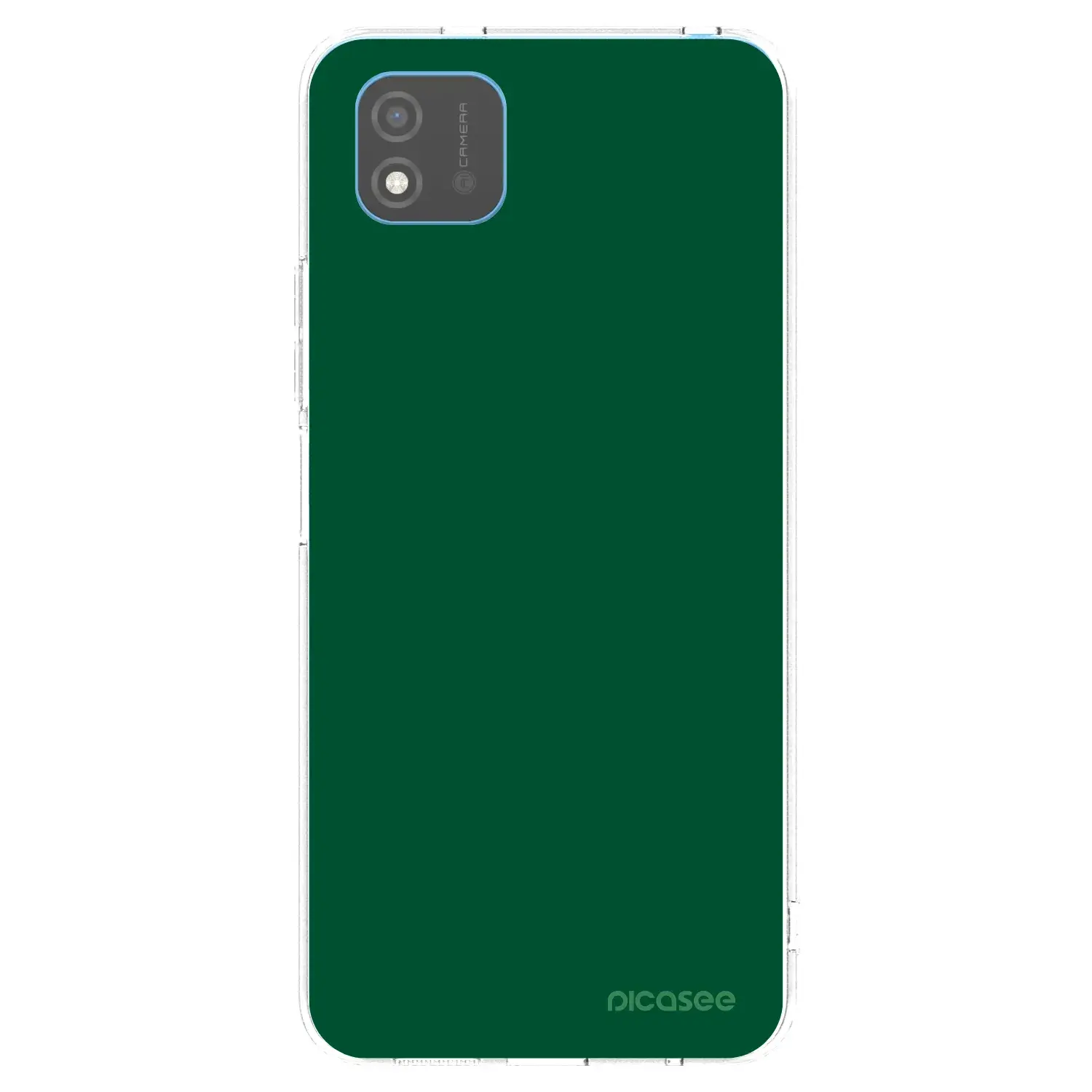 Silikonový průhledný obal pro Realme C11 (2021) - Green Gleam