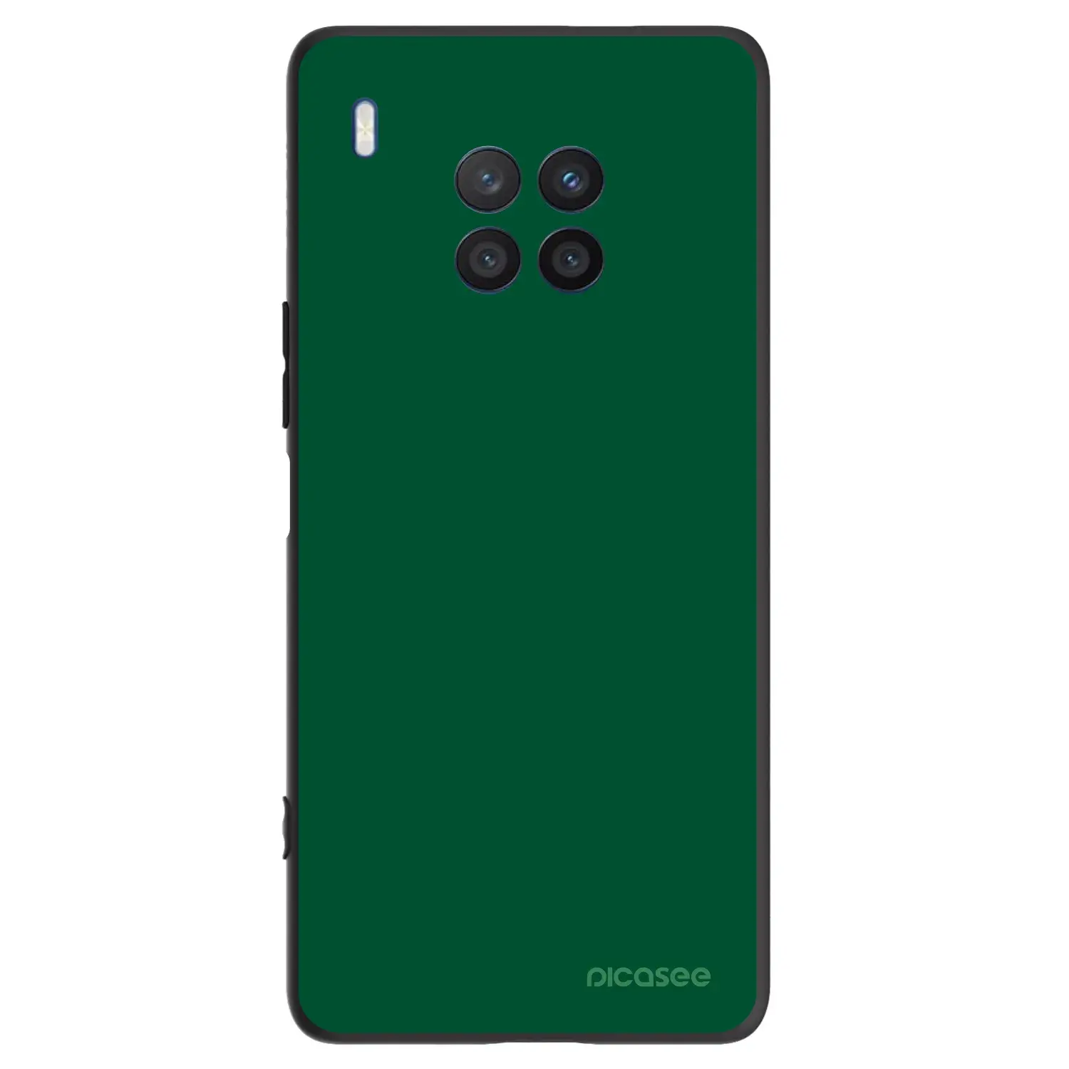 Silikonový černý obal pro Honor 50 Lite - Green Gleam