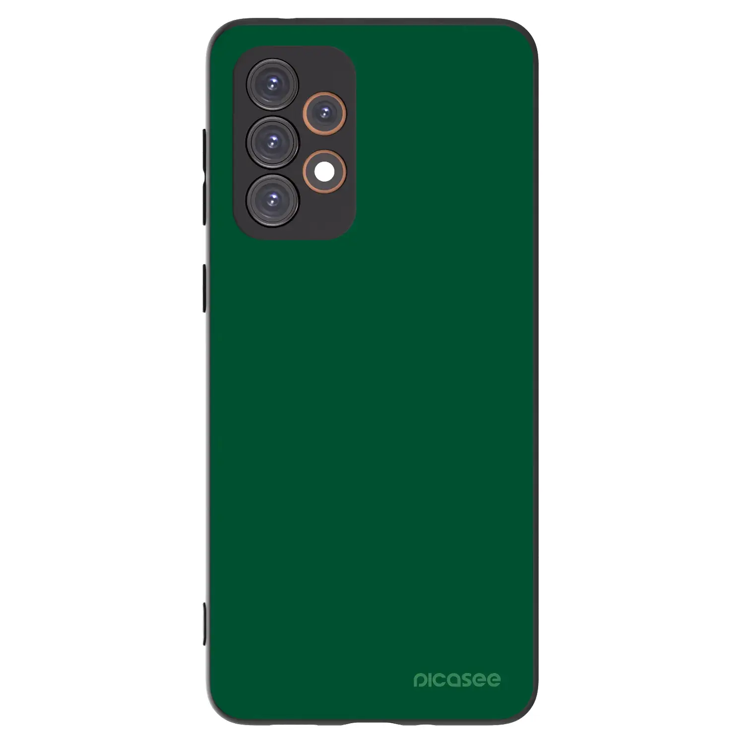Silikonový černý obal pro Samsung Galaxy A33 5G A336 - Green Gleam