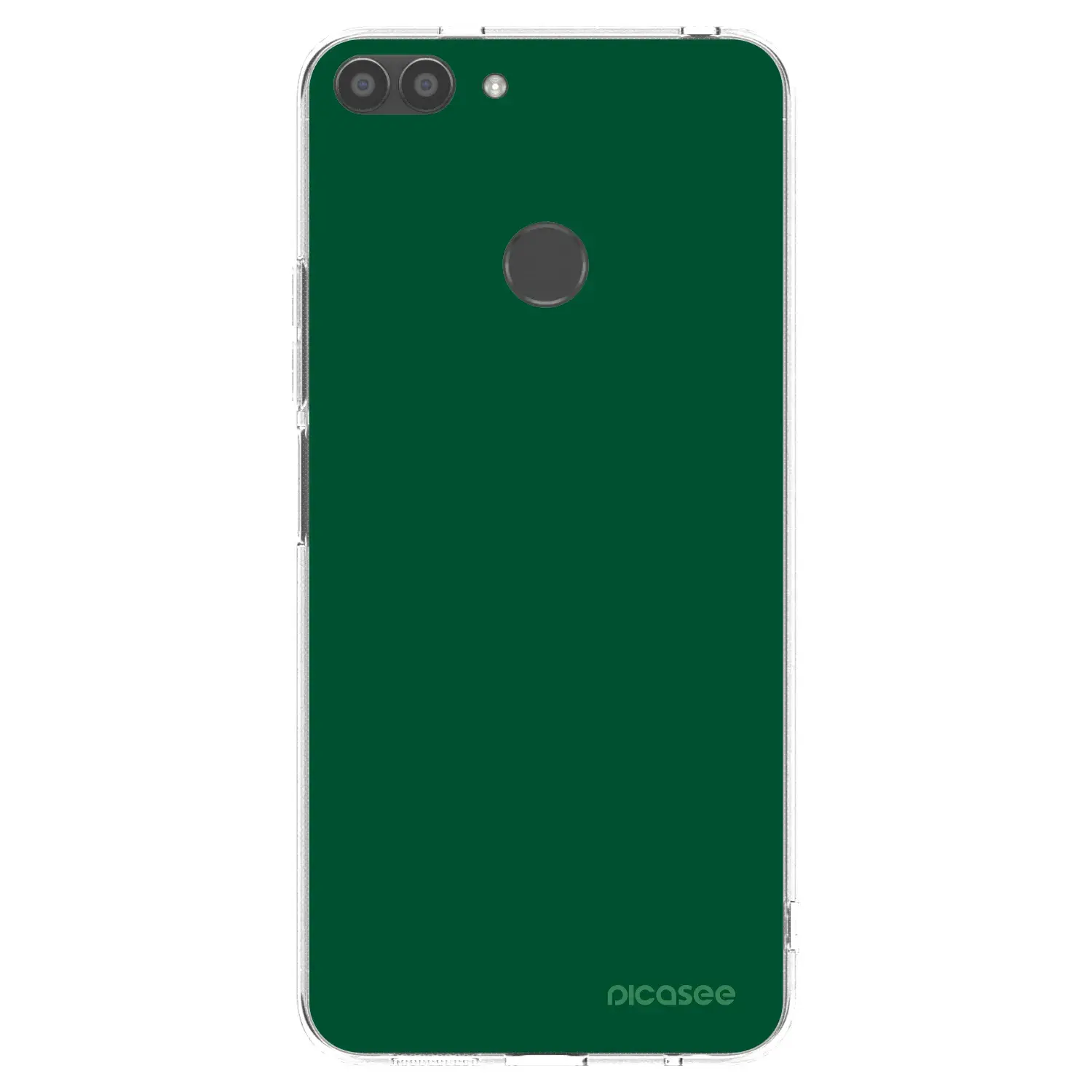 Silikonový průhledný obal pro Huawei P Smart - Green Gleam