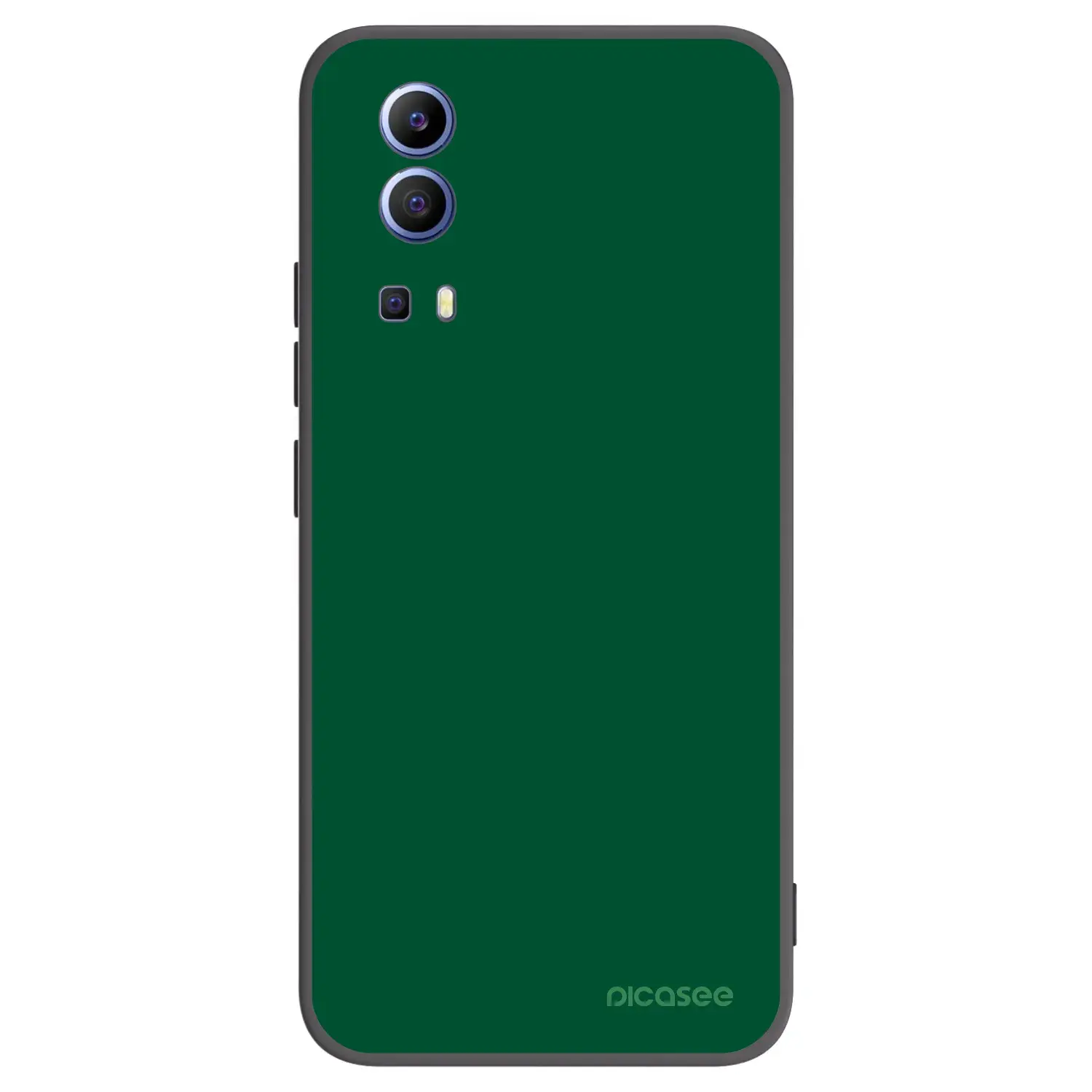 Silikonový černý obal pro Vivo Y52 5G - Green Gleam