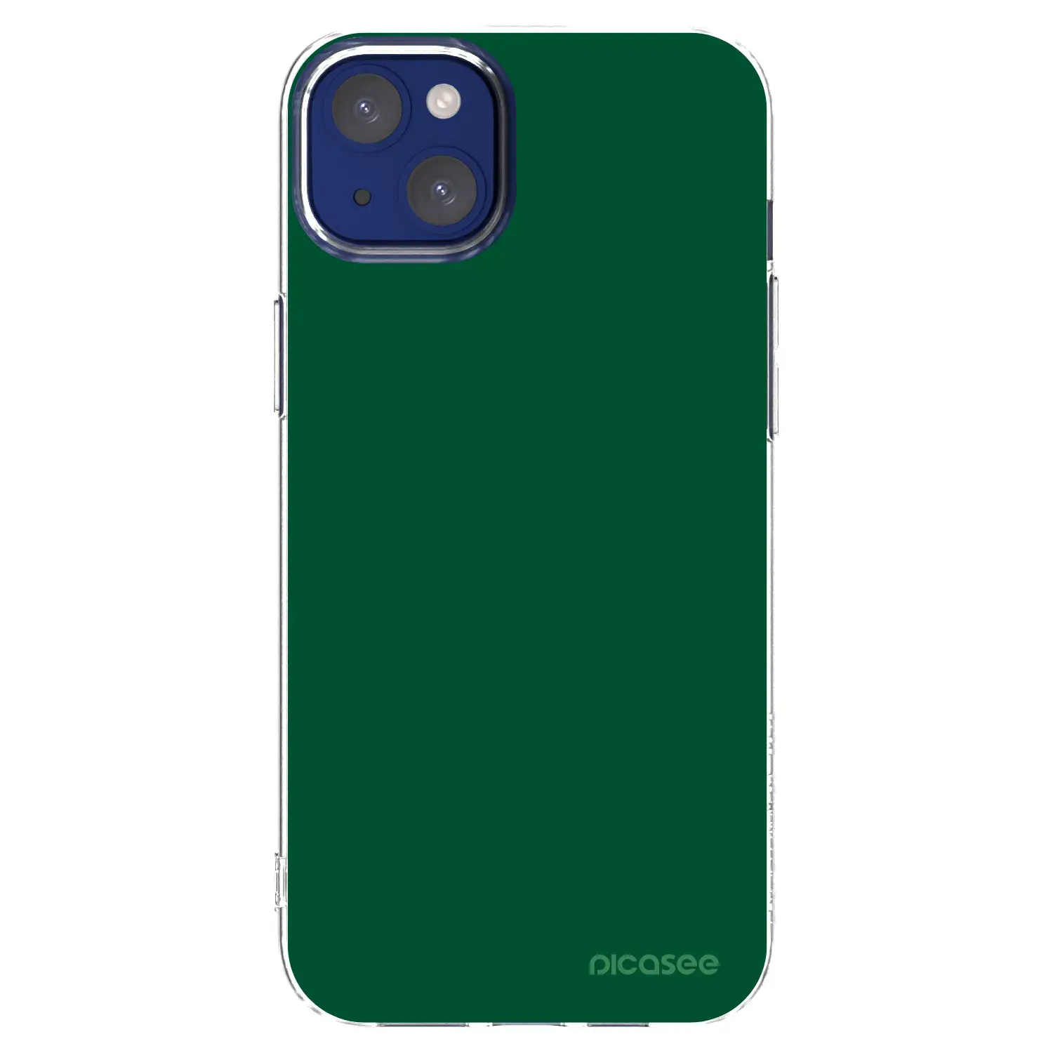 Silikonový průhledný obal pro Apple iPhone 14 Plus - Green Gleam