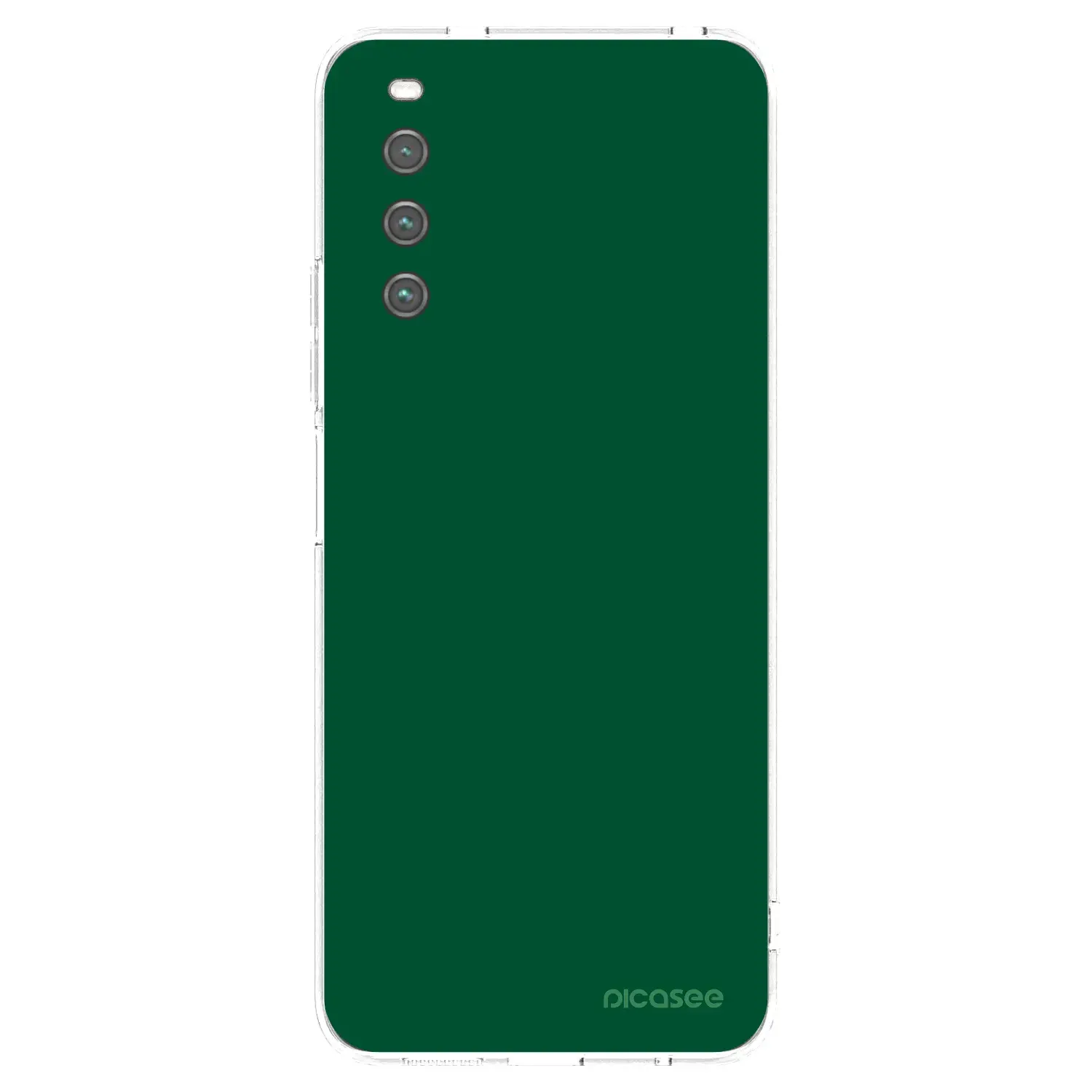 Silikonový průhledný obal pro Sony Xperia 10 IV 5G - Green Gleam