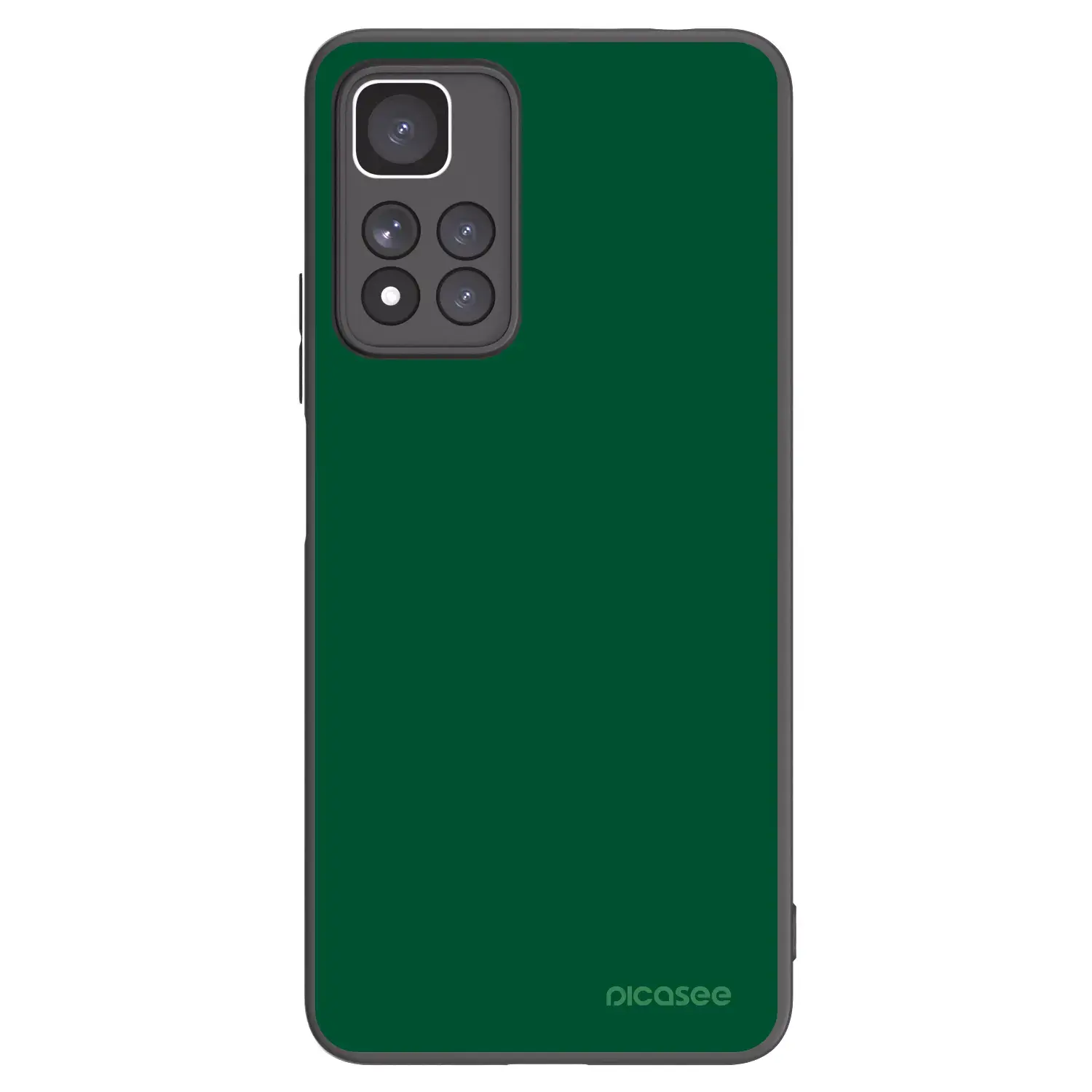 Silikonový černý obal pro Xiaomi Redmi Note 11 Pro+ 5G - Green Gleam