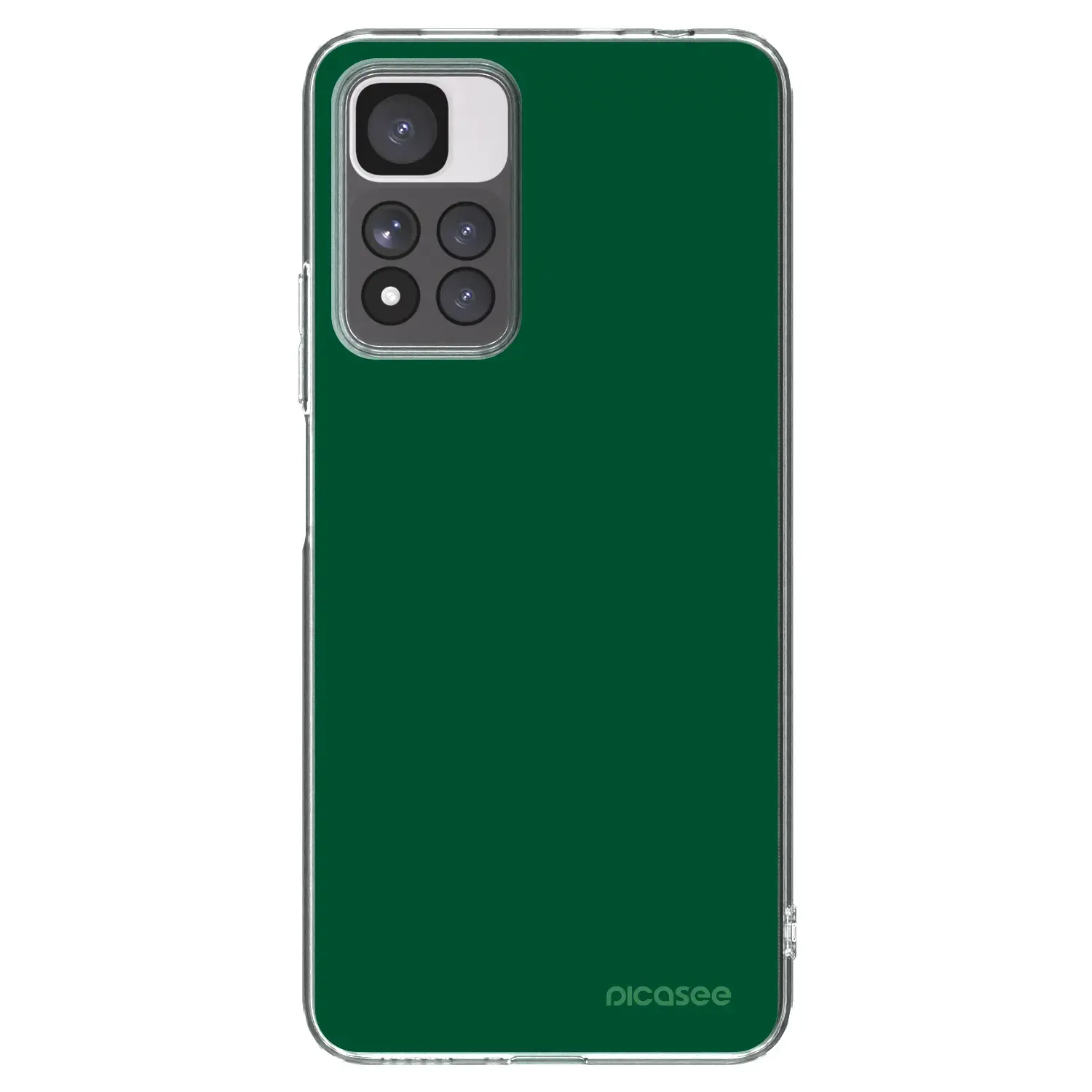 Silikonový průhledný obal pro Xiaomi Redmi Note 11 Pro+ 5G - Green Gleam