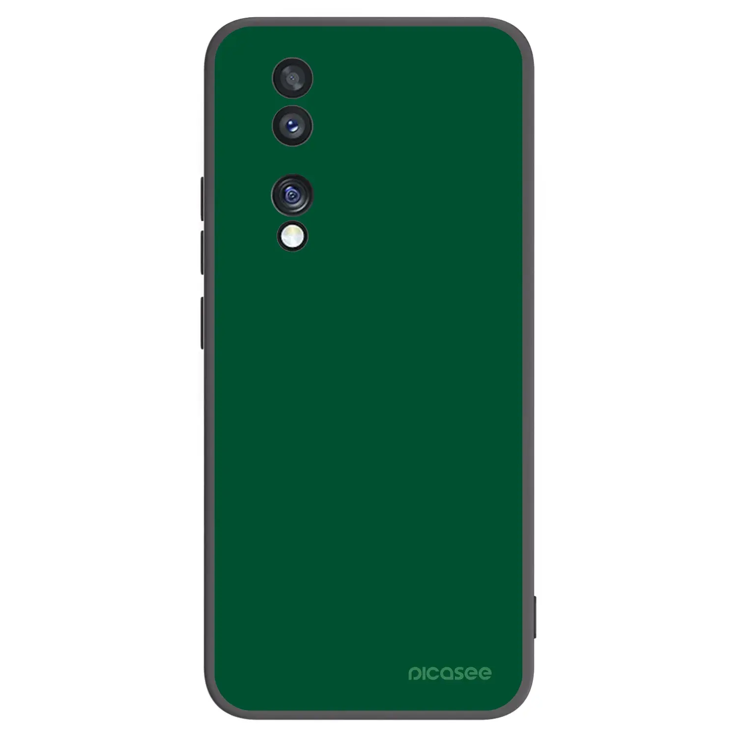 Silikonový černý obal pro Honor 70 - Green Gleam
