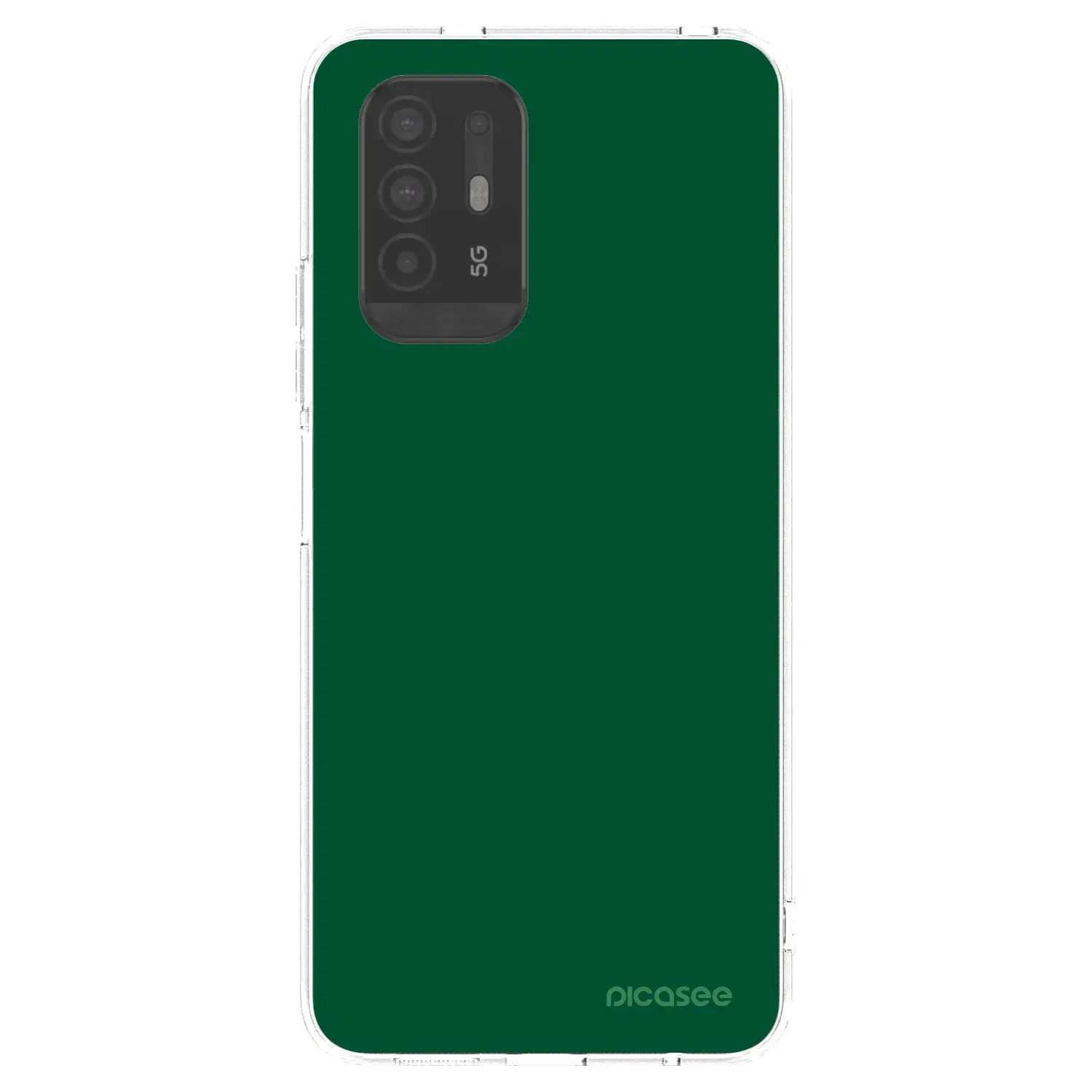 Silikonový průhledný obal pro OPPO A94 5G - Green Gleam