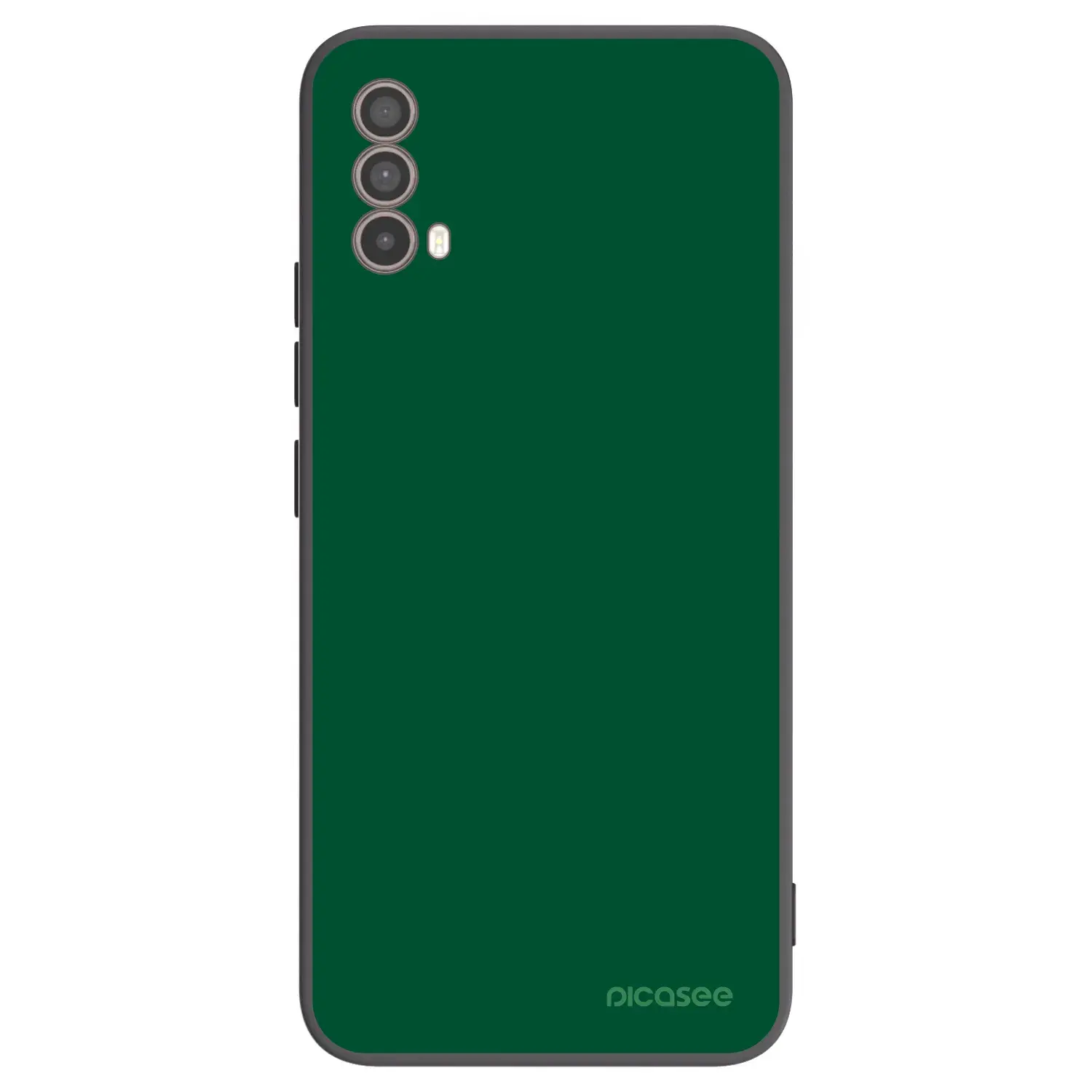 Silikonový černý obal pro Motorola Moto E40 - Green Gleam