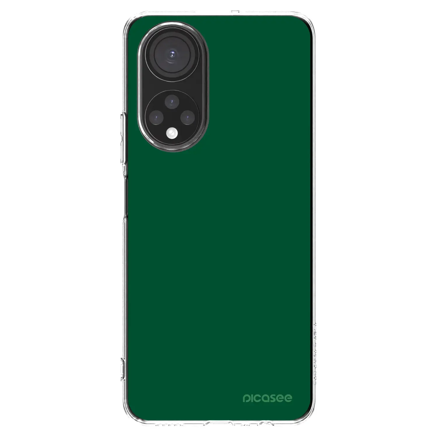 Silikonový průhledný obal pro Honor X7 - Green Gleam