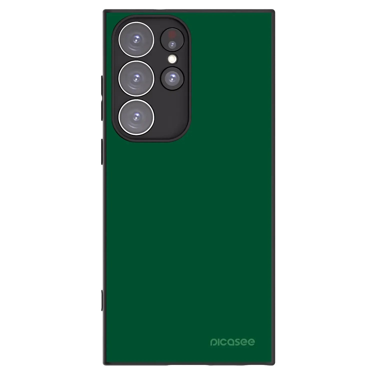 Silikonový černý obal pro Samsung Galaxy S23 Ultra 5G - Green Gleam