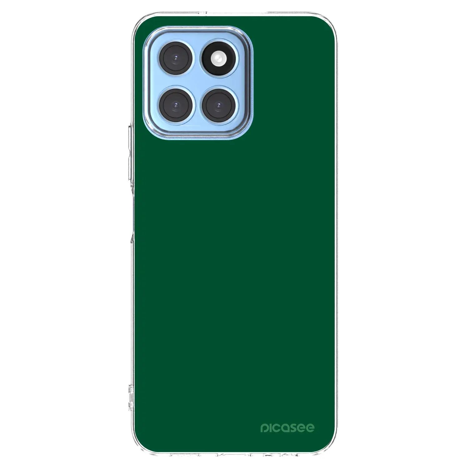 Silikonový průhledný obal pro Honor X8 5G - Green Gleam