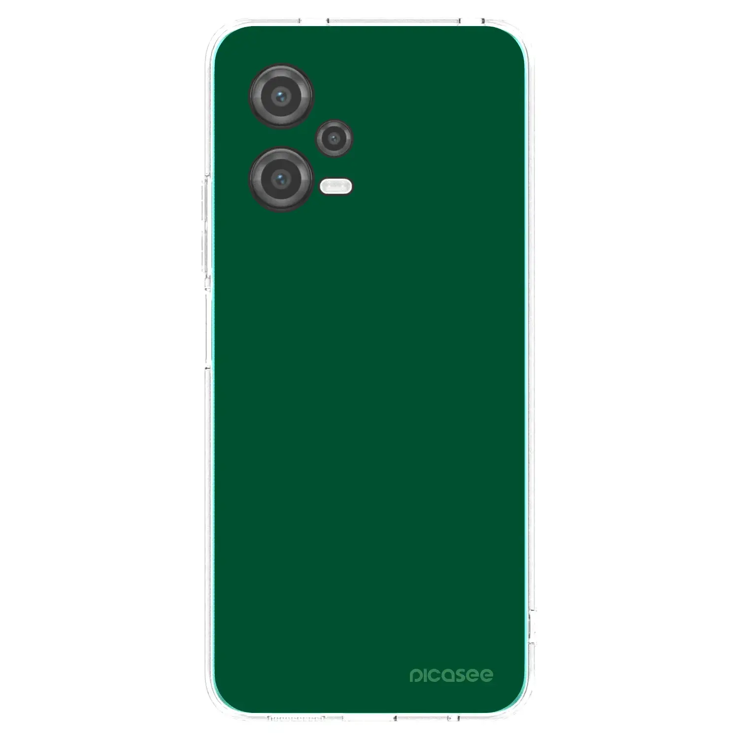 Silikonový průhledný obal pro Xiaomi Poco X5 - Green Gleam