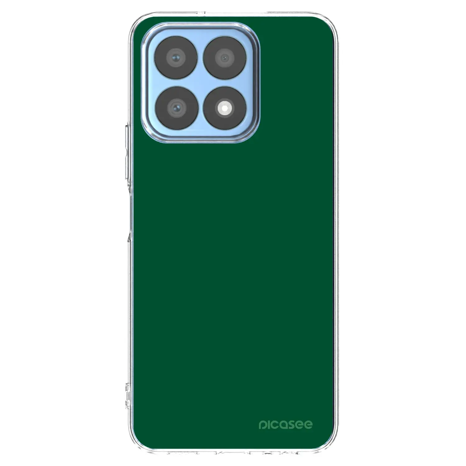 Silikonový průhledný obal pro Honor X8a - Green Gleam