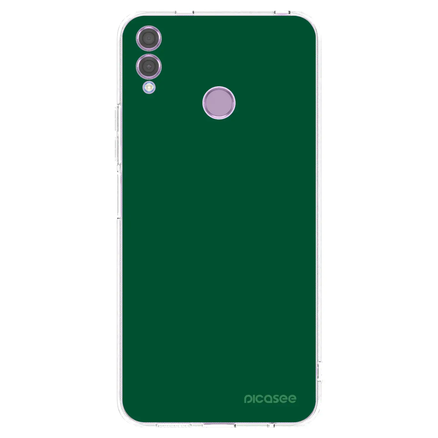 Silikonový průhledný obal pro Honor 8X - Green Gleam