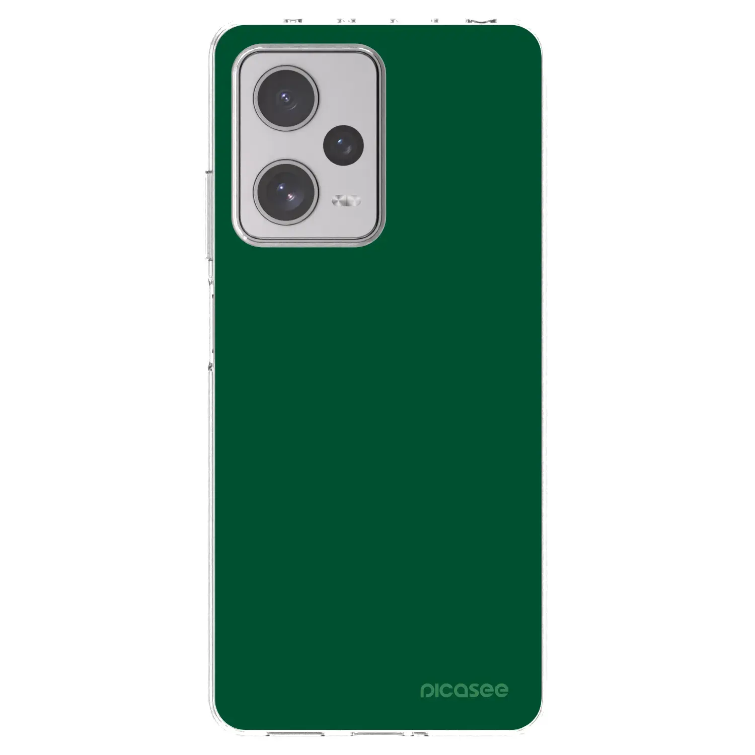 Silikonový průhledný obal pro Xiaomi Redmi Note 12 Pro+ 5G - Green Gleam