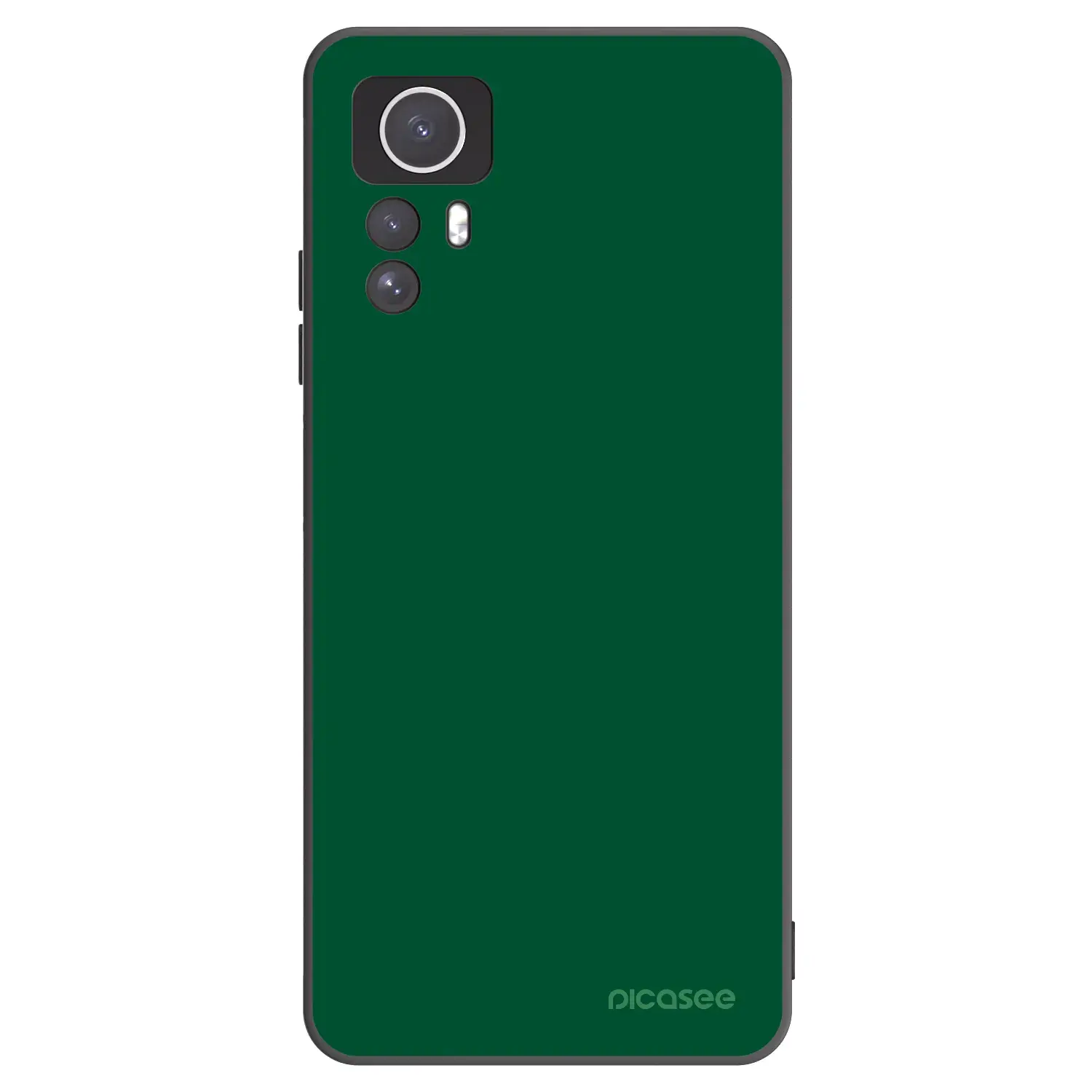 Silikonový černý obal pro Xiaomi Redmi Note 12S - Green Gleam